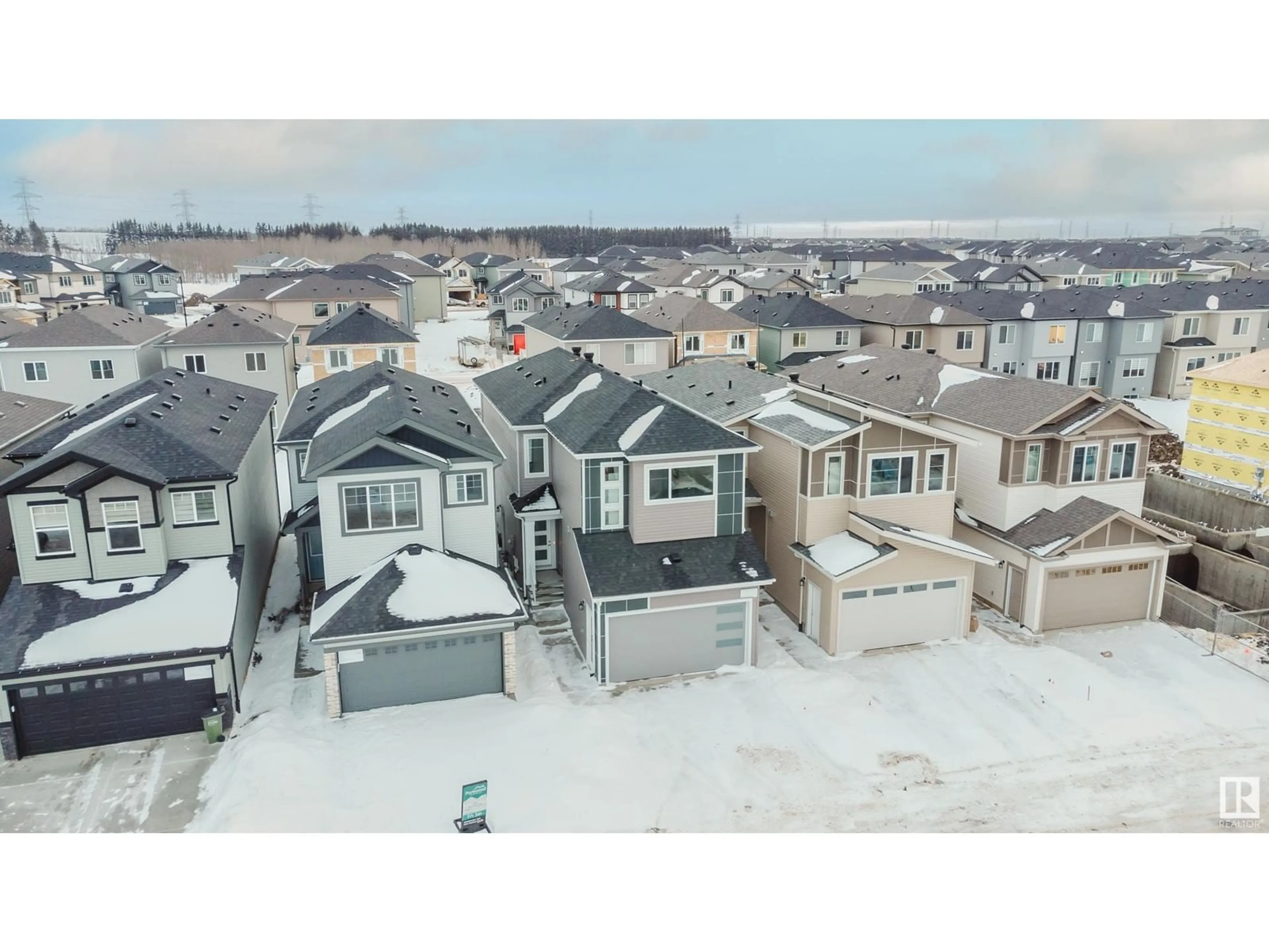 A pic from outside/outdoor area/front of a property/back of a property/a pic from drone, street for 1223 14 AV NW, Edmonton Alberta T6T2W2