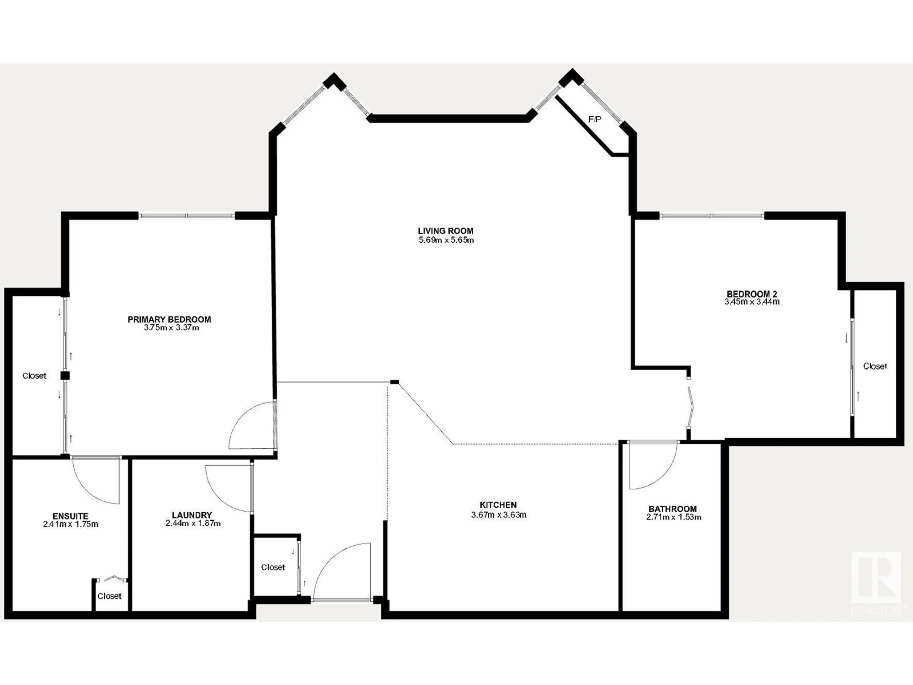 Floor plan for #208 17150 94A AV NW, Edmonton Alberta T5T6L7