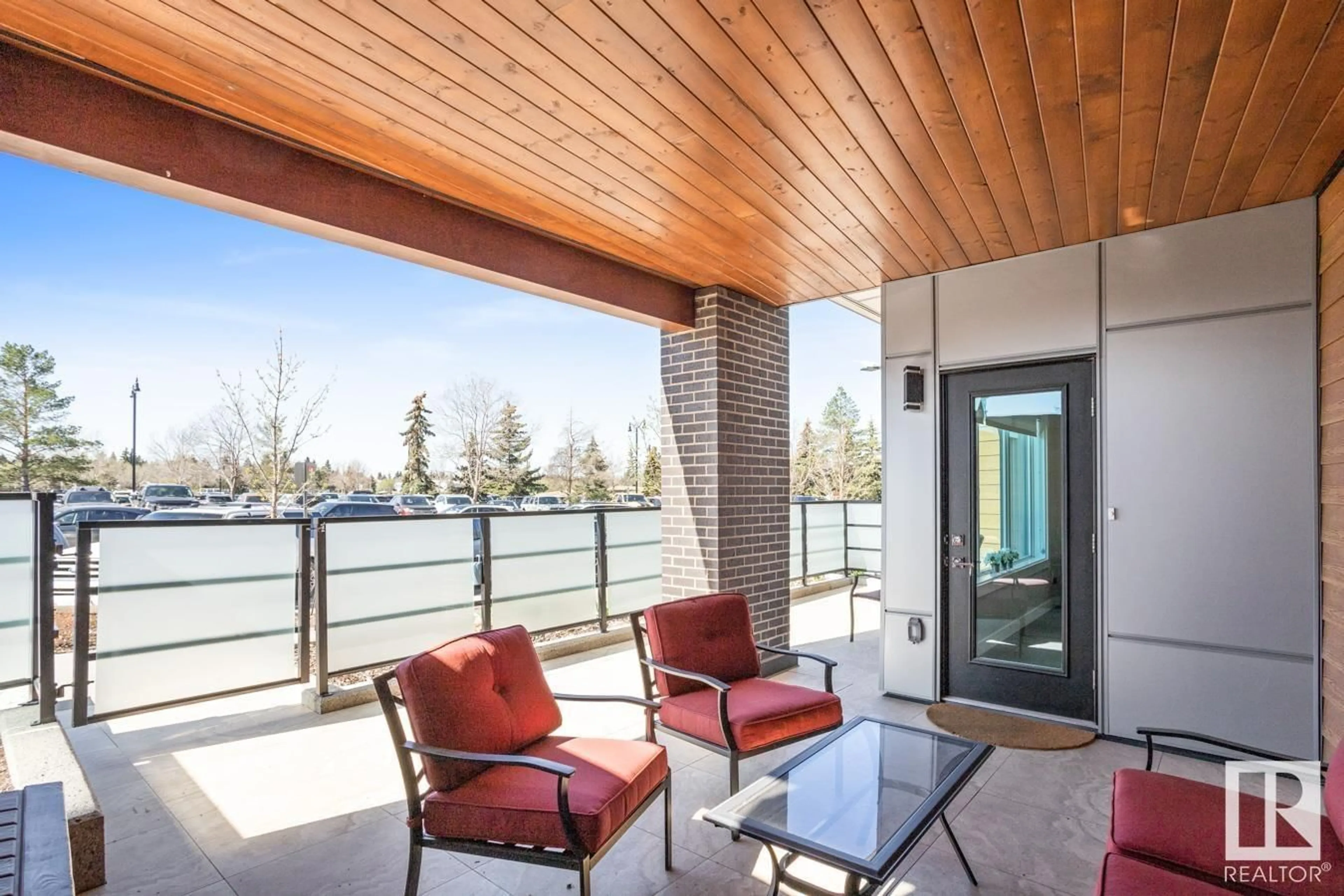 Patio, water/lake/river/ocean view for #108 71 FESTIVAL WY, Sherwood Park Alberta T8A4Z1