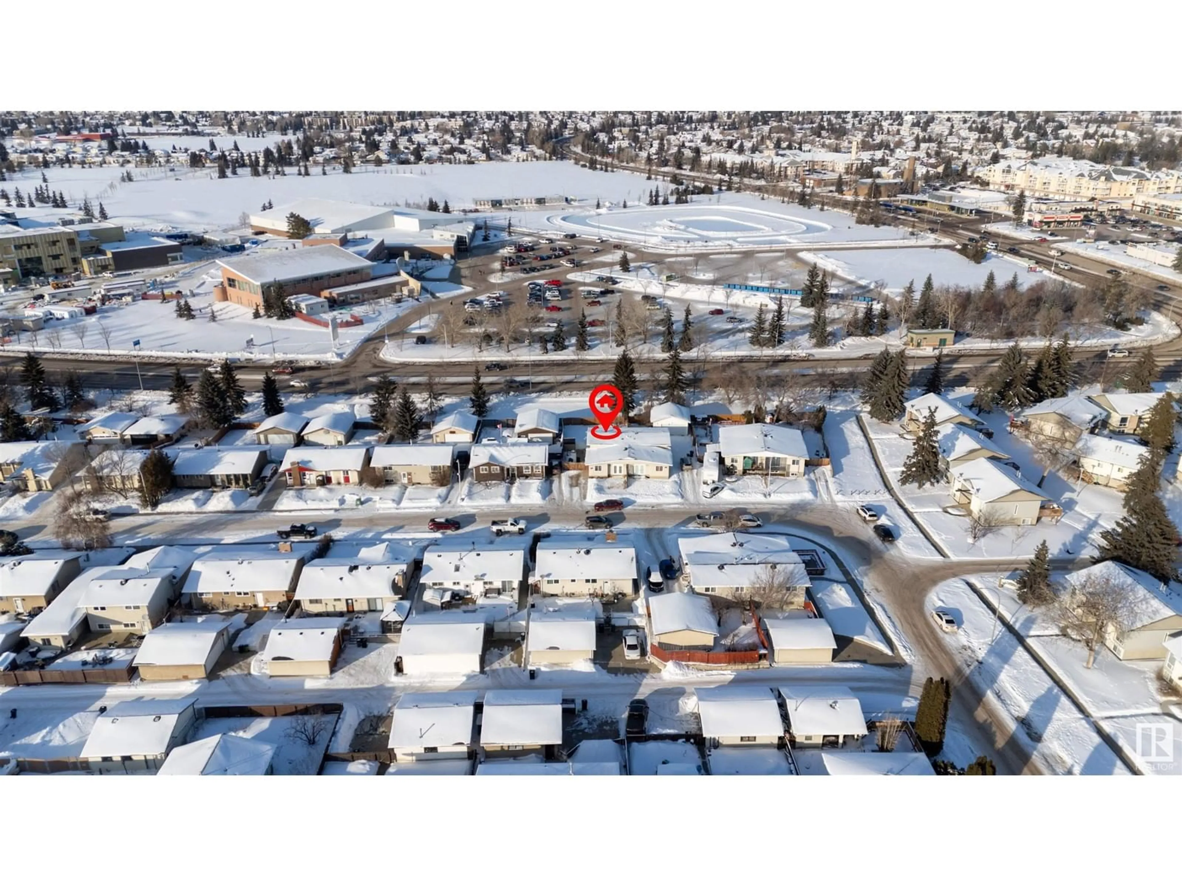 A pic from outside/outdoor area/front of a property/back of a property/a pic from drone, unknown for 11456 152B AV NW, Edmonton Alberta T5X1E8