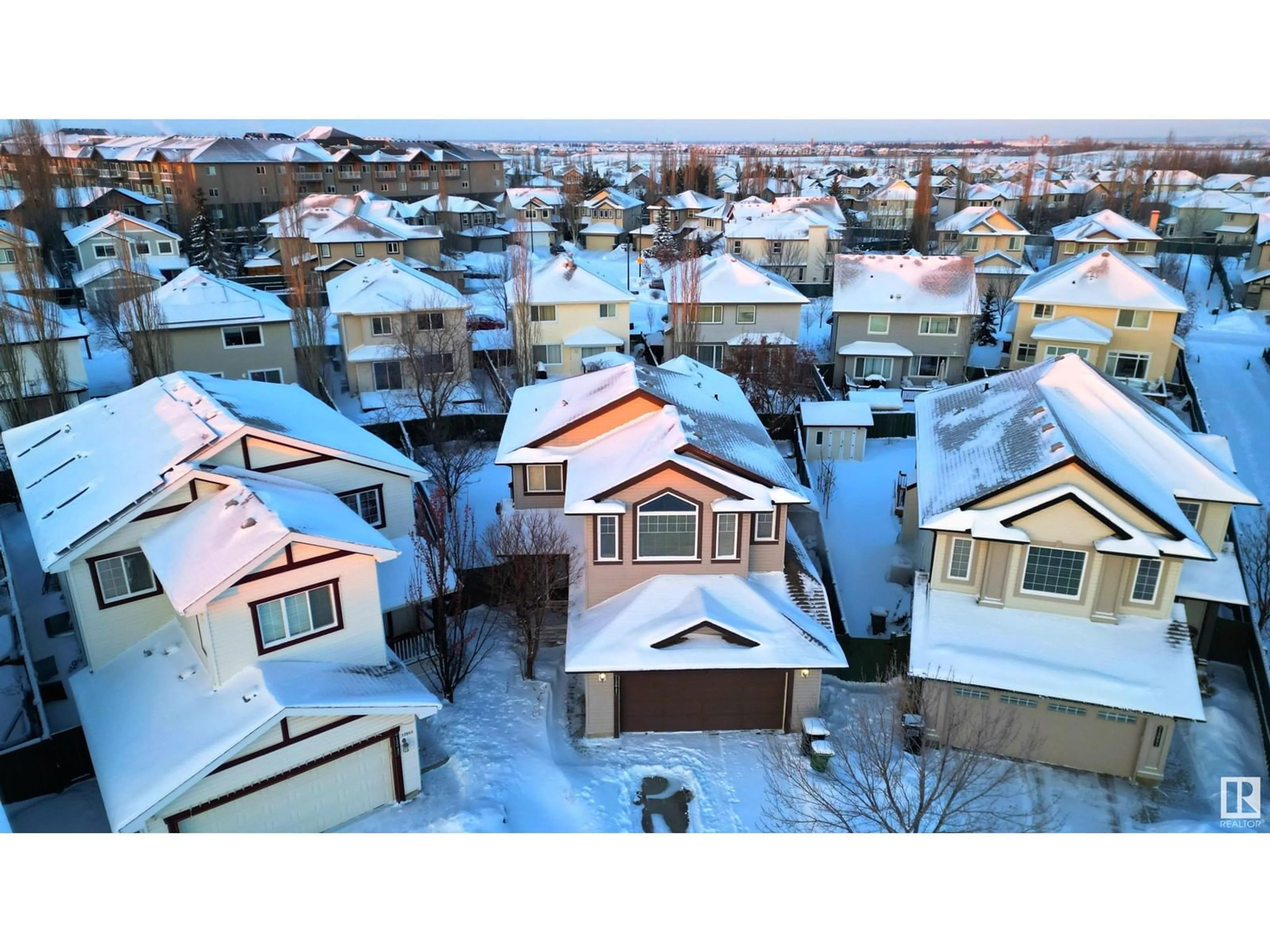 A pic from outside/outdoor area/front of a property/back of a property/a pic from drone, street for 12047 20 AV SW, Edmonton Alberta T6W0A8