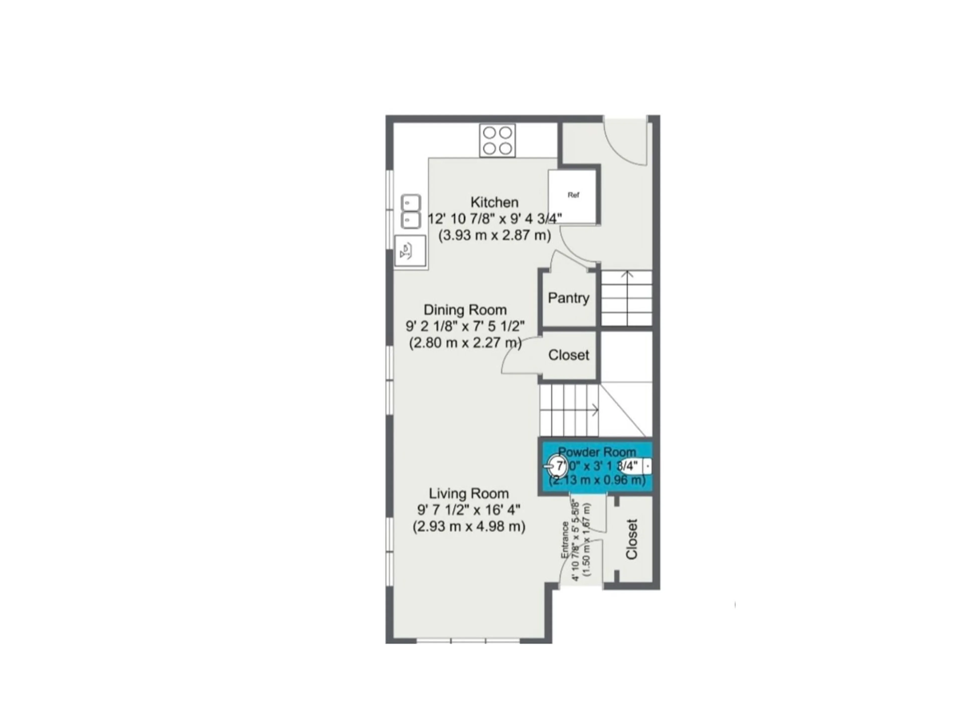 Floor plan for 13110 112 AV NW, Edmonton Alberta T5M1C3