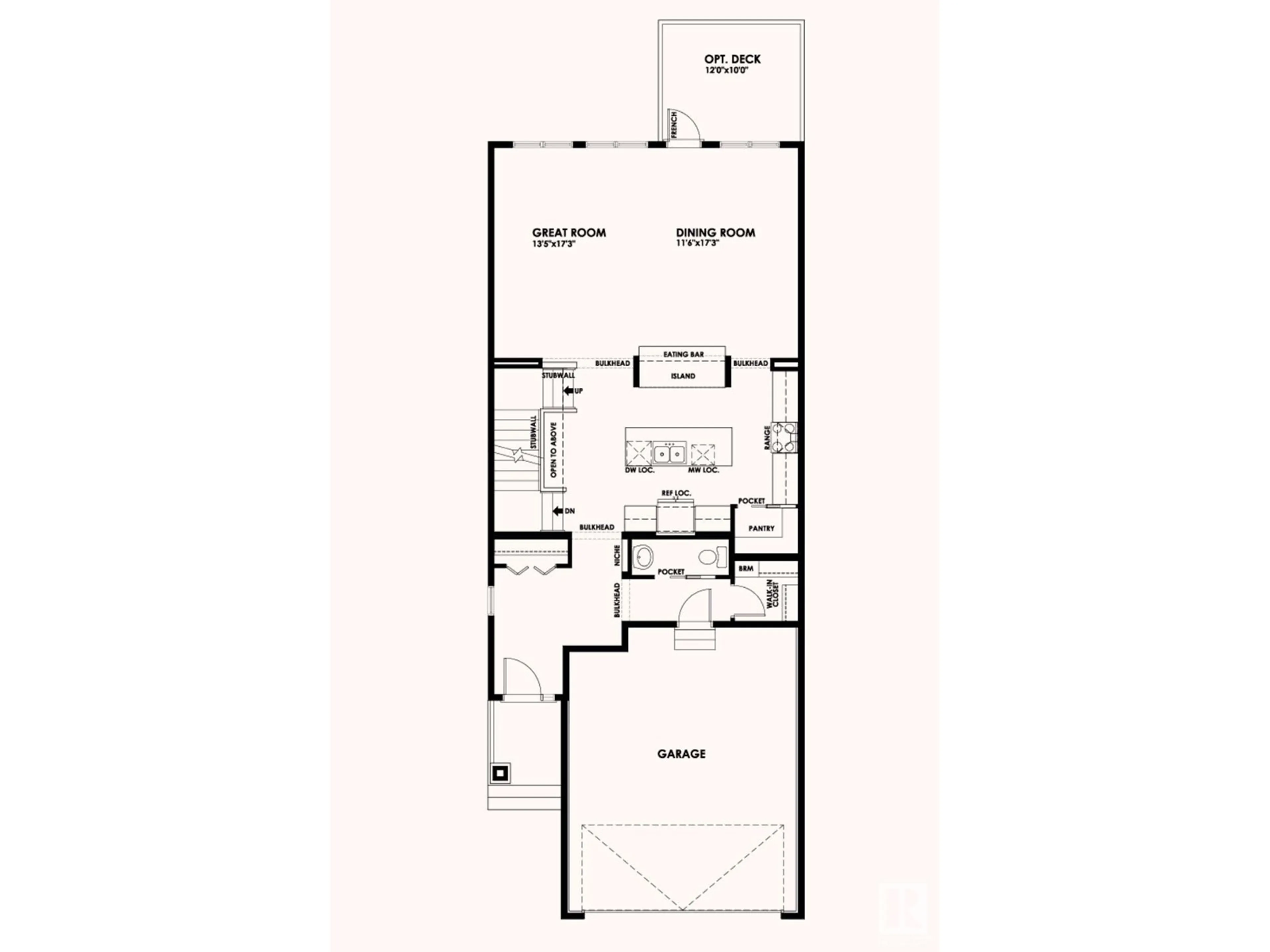 Floor plan for 2919 158 ST SW, Edmonton Alberta T6W4X4