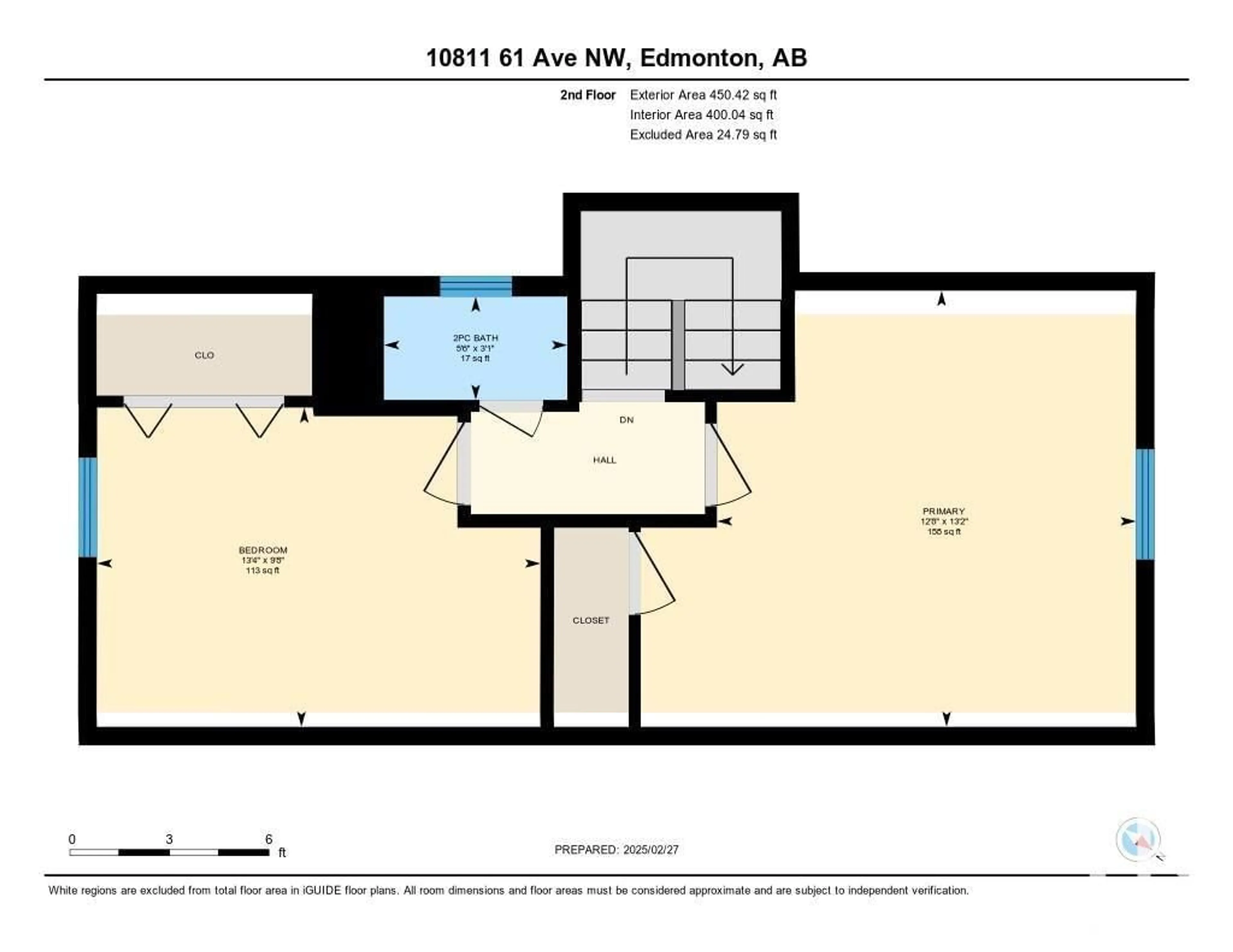 Floor plan for 10811 61 AV NW, Edmonton Alberta T6H1L9