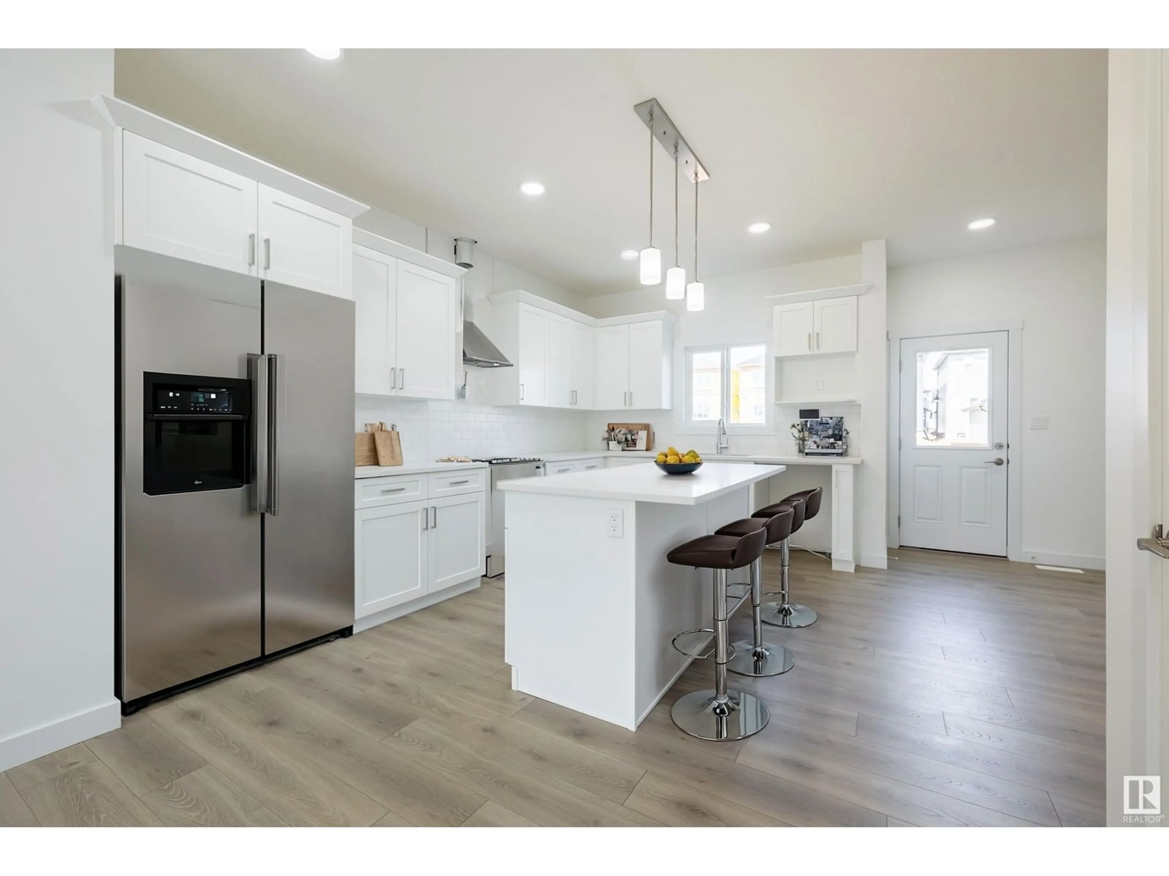 Open concept kitchen, unknown for 59 Covell CM, Spruce Grove Alberta T7X0Y7