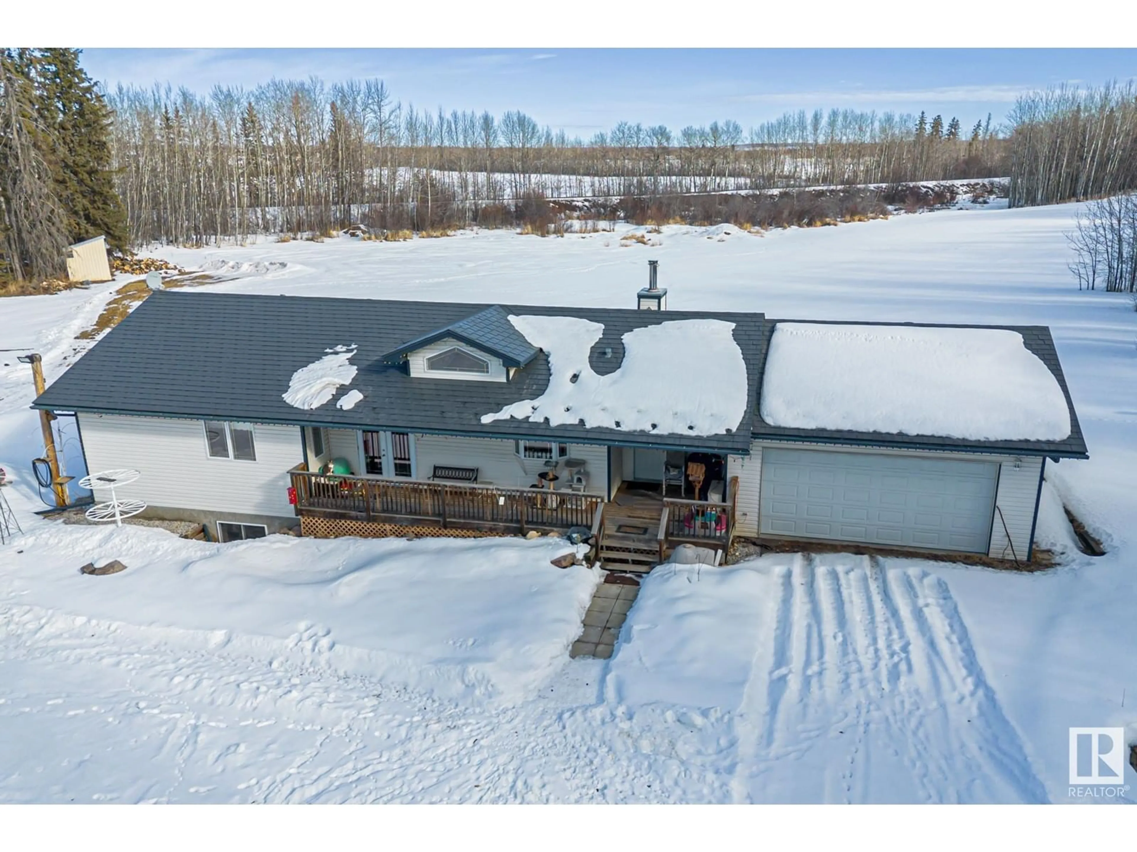 A pic from outside/outdoor area/front of a property/back of a property/a pic from drone, building for 2326 TWP RD 545, Rural Lac Ste. Anne County Alberta T0E1V0