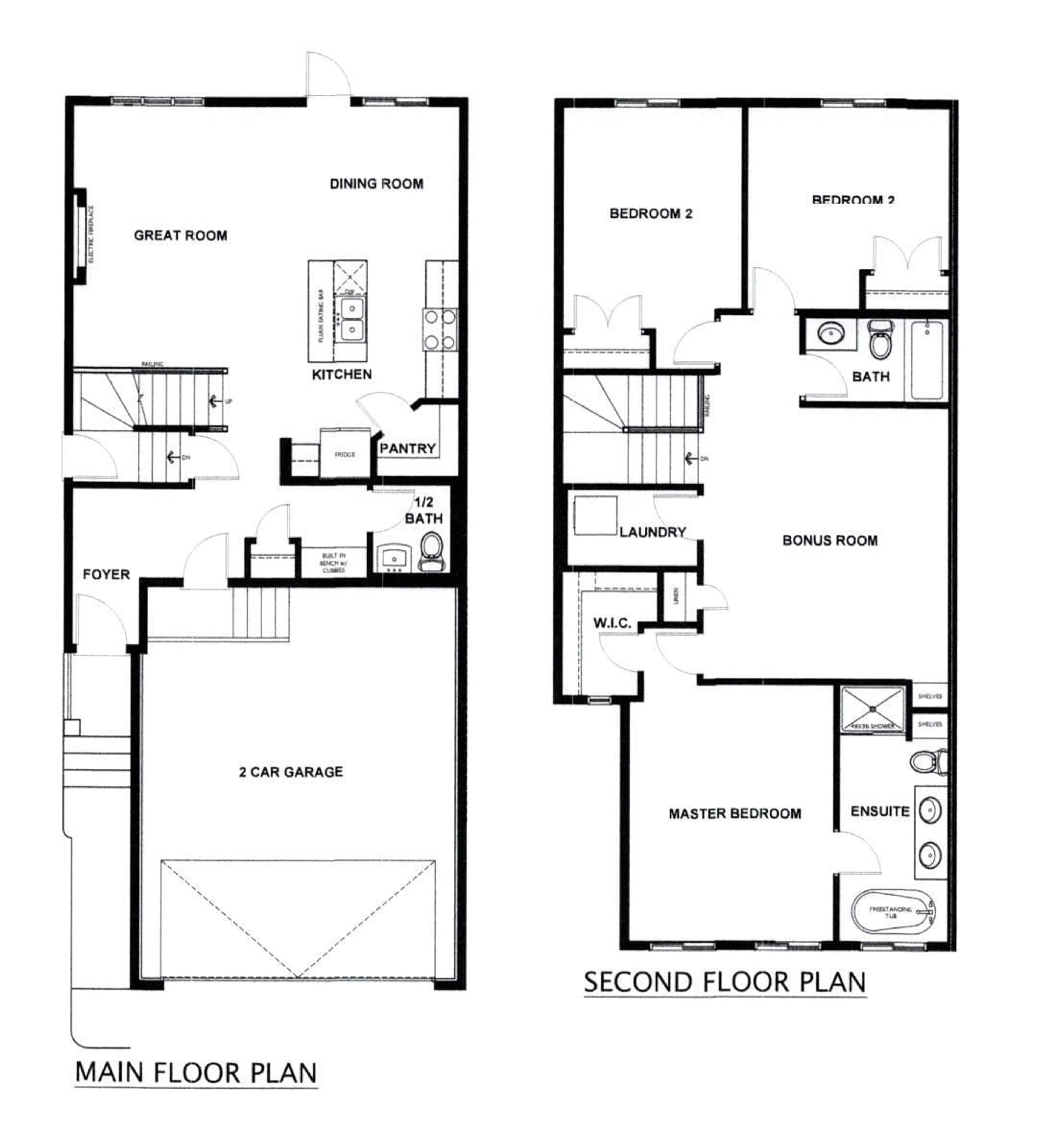 Floor plan for 167 Caledon CR, Spruce Grove Alberta T7X0Y8