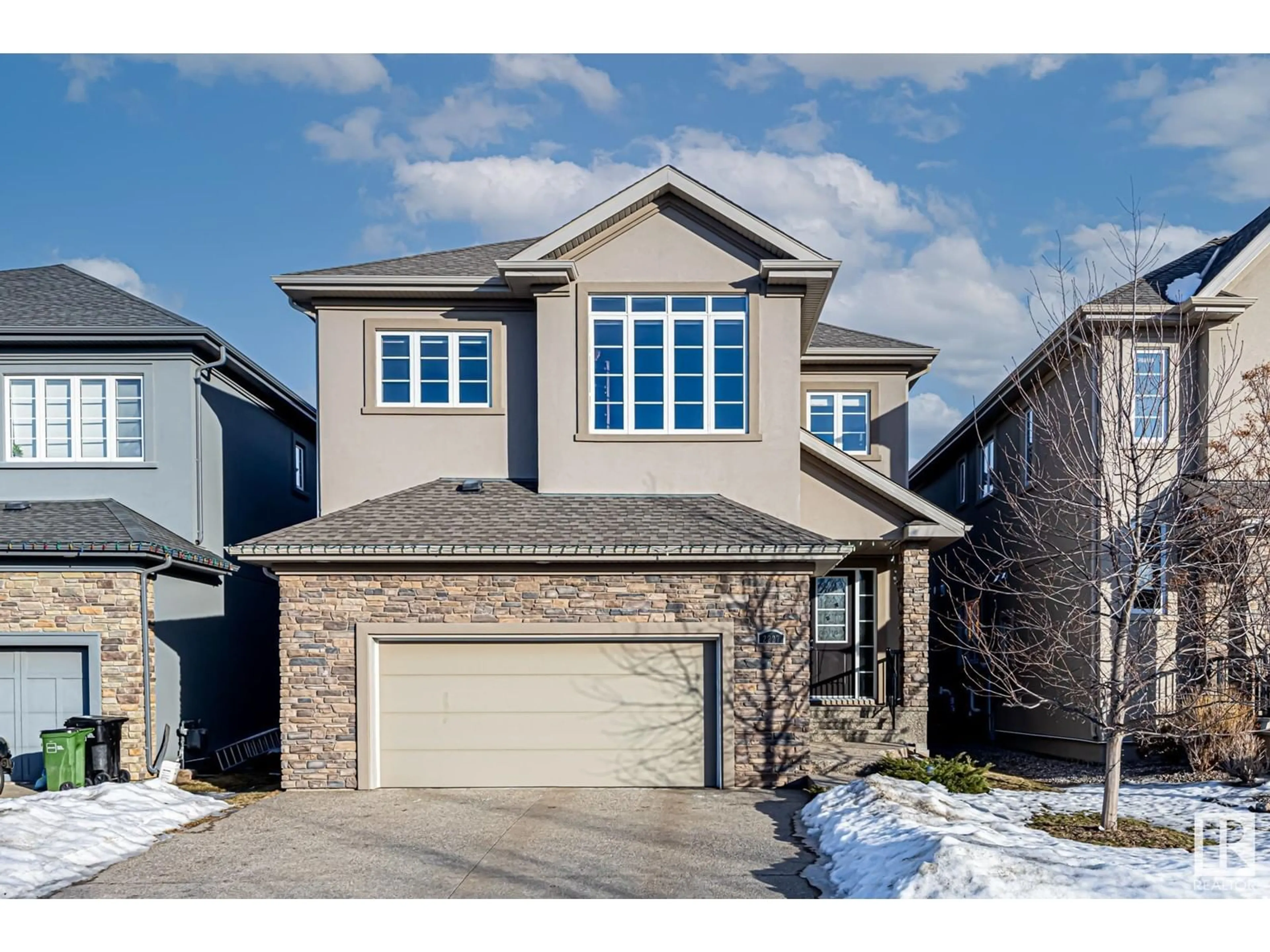 Home with brick exterior material, street for 2227 Warry LO SW, Edmonton Alberta T6W0N7