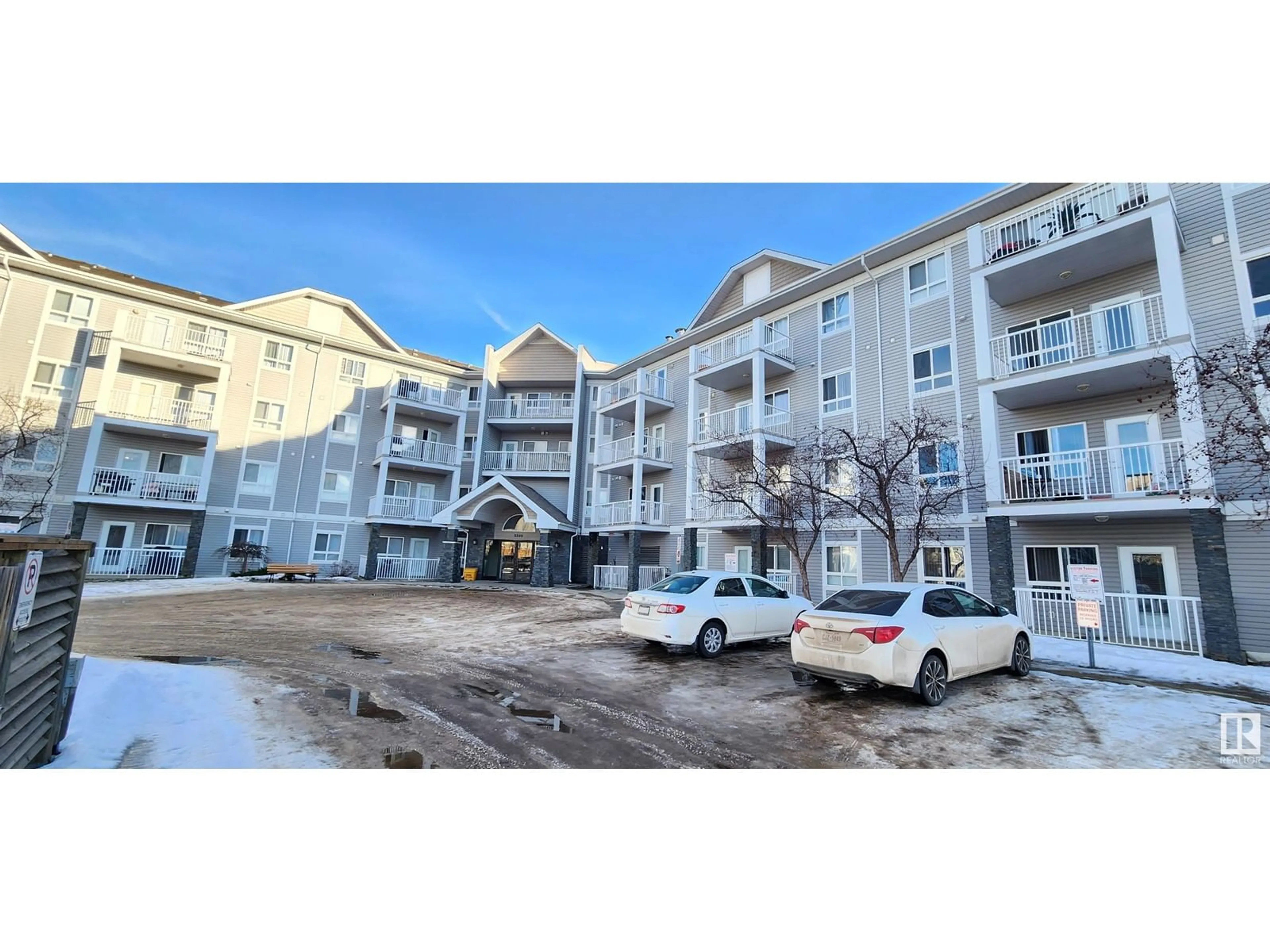 A pic from outside/outdoor area/front of a property/back of a property/a pic from drone, unknown for #428 5340 199 ST NW, Edmonton Alberta T6M0A5