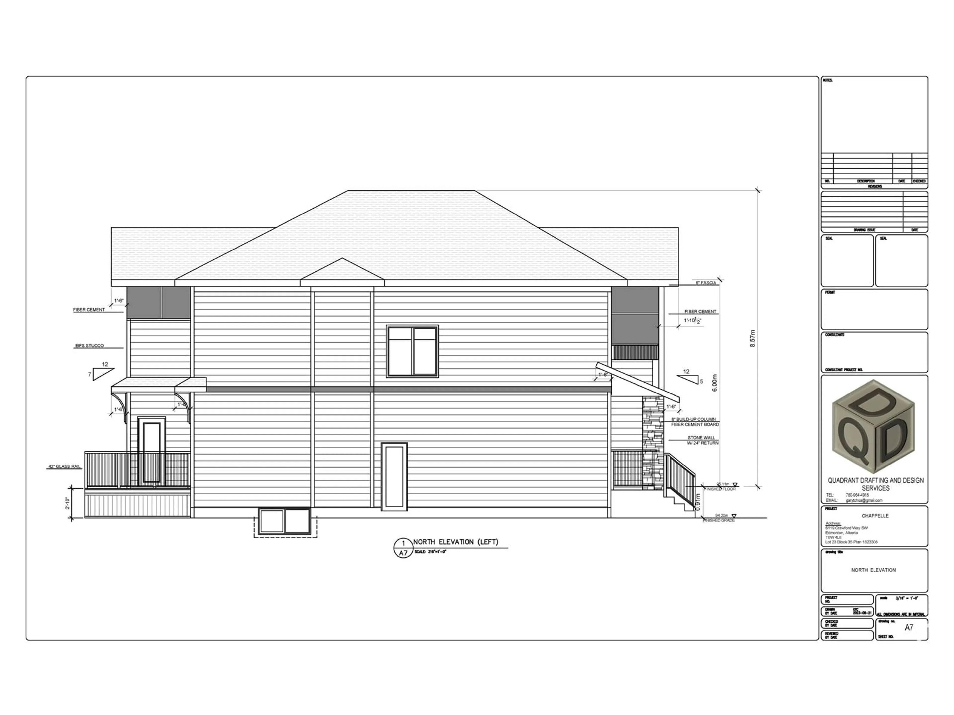 Floor plan for 6119 CRAWFORD DR, Edmonton Alberta T6W4L8