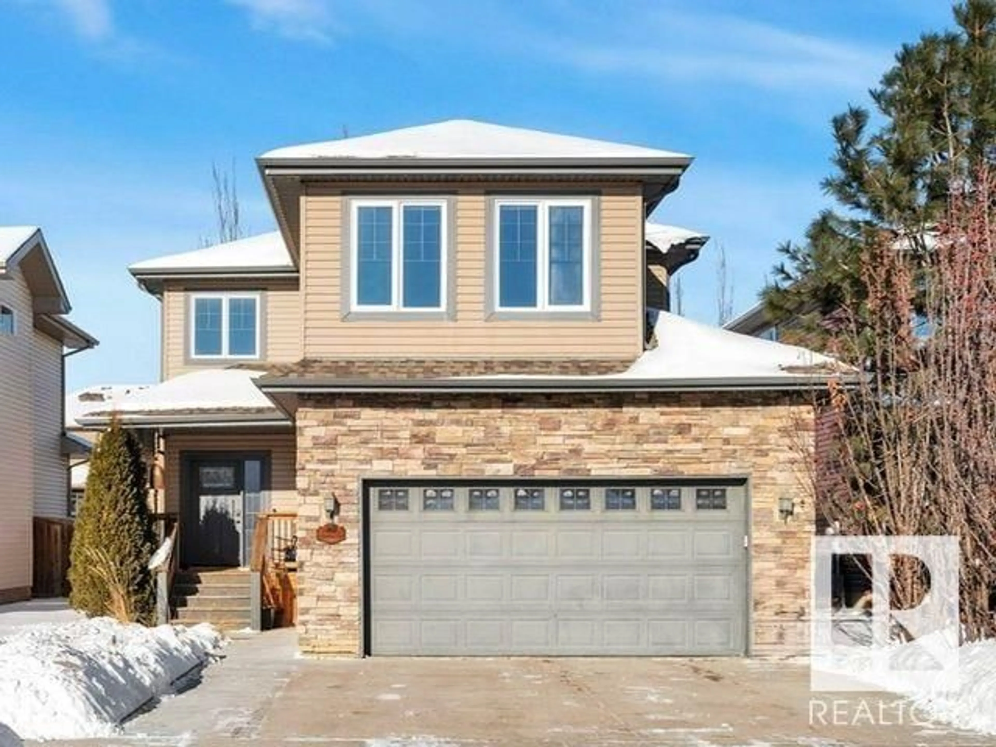 Home with brick exterior material, street for 40 WILLOWBEND PL, Stony Plain Alberta T7Z2Z6