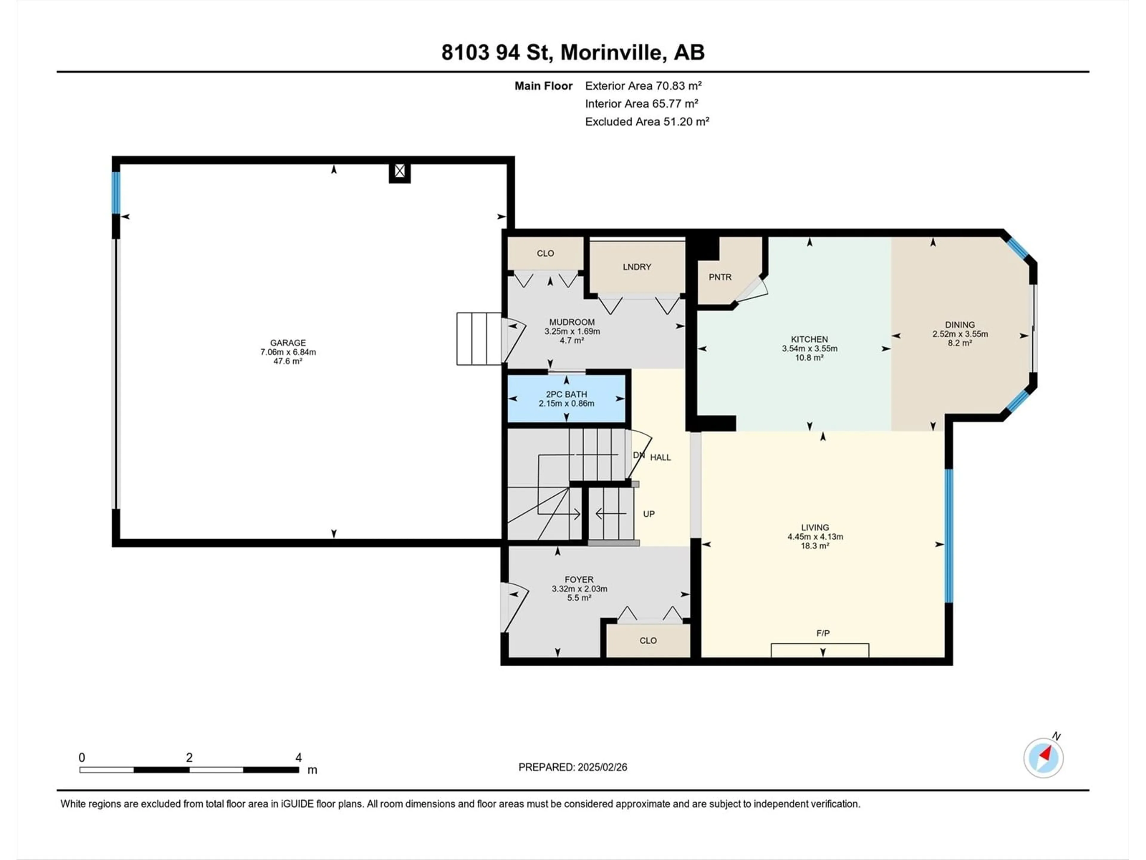 Floor plan for 8103 94 ST, Morinville Alberta T8R0A9