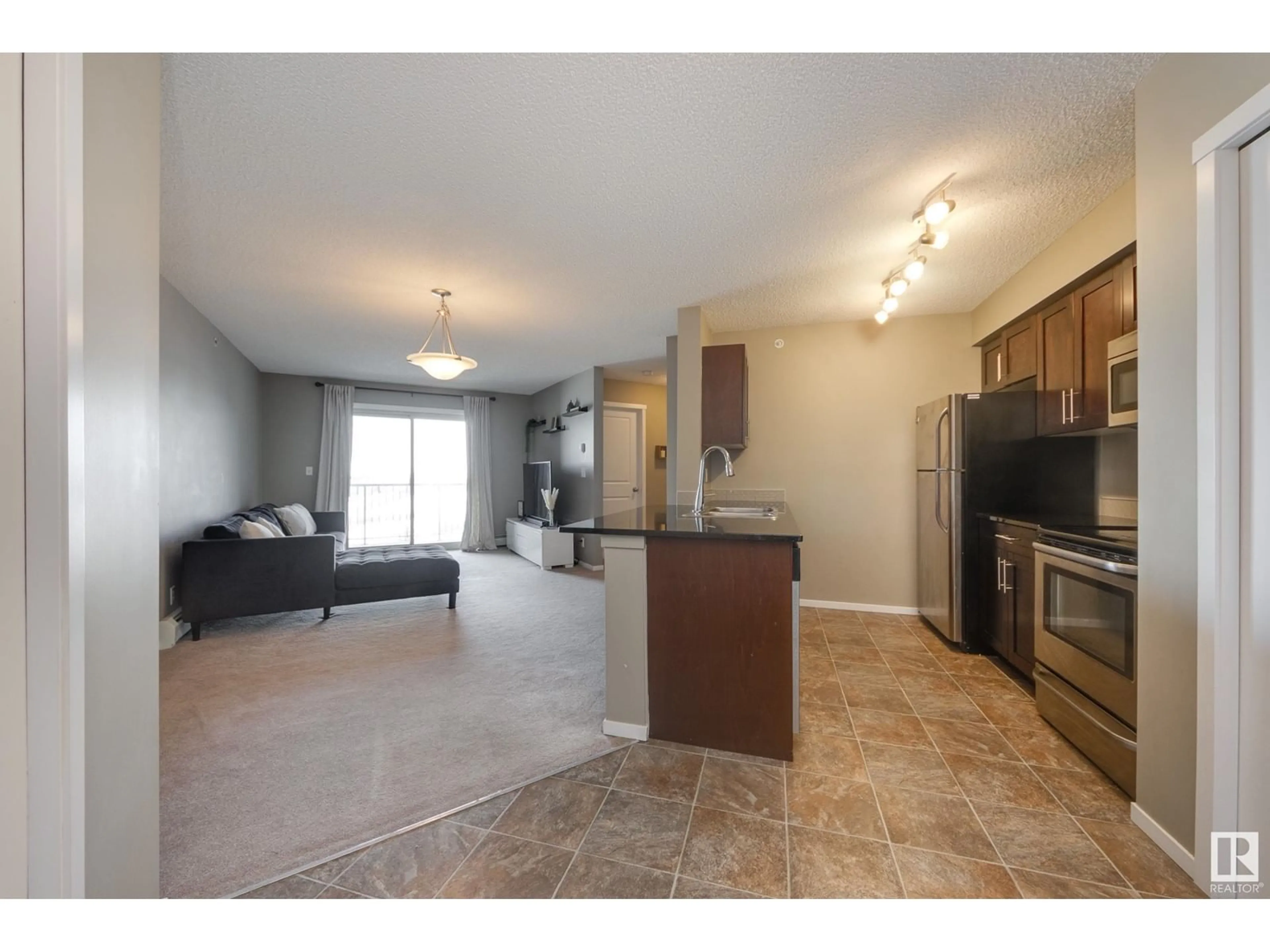 Open concept kitchen, unknown for #409 5390 CHAPPELLE RD SW SW, Edmonton Alberta T6W3K7