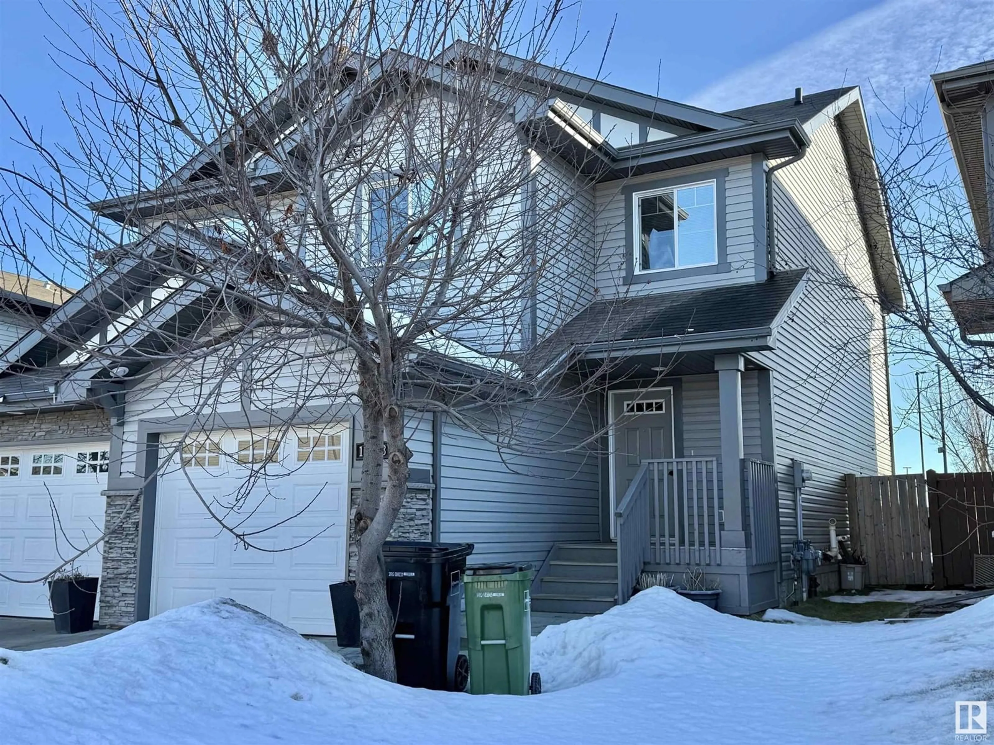 A pic from outside/outdoor area/front of a property/back of a property/a pic from drone, street for 12513 171 AV NW, Edmonton Alberta T5X0E5