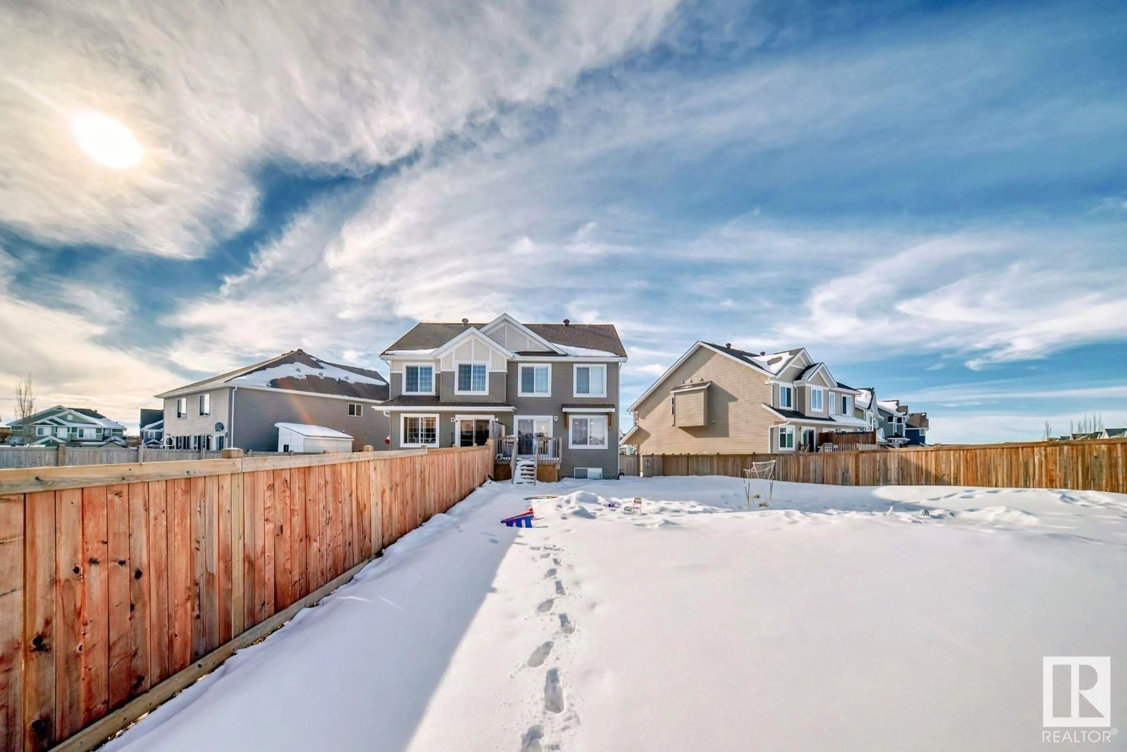 A pic from outside/outdoor area/front of a property/back of a property/a pic from drone, street for 2303 68 ST SW, Edmonton Alberta T6X2B1