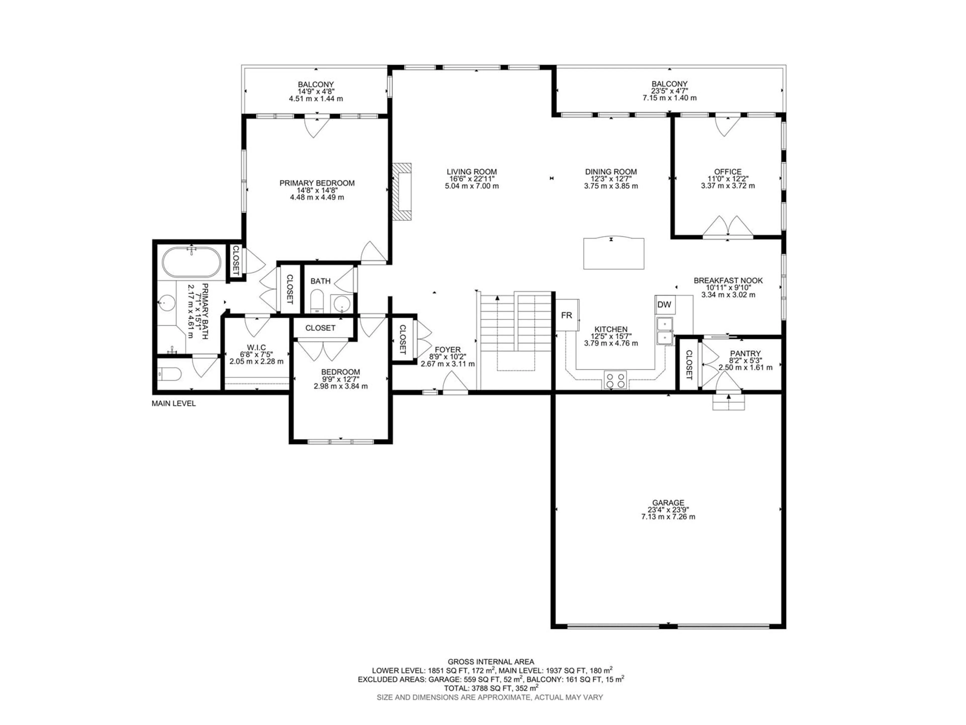 Floor plan for #16 53407 RGE ROAD 30, Rural Parkland County Alberta T7Y0E4