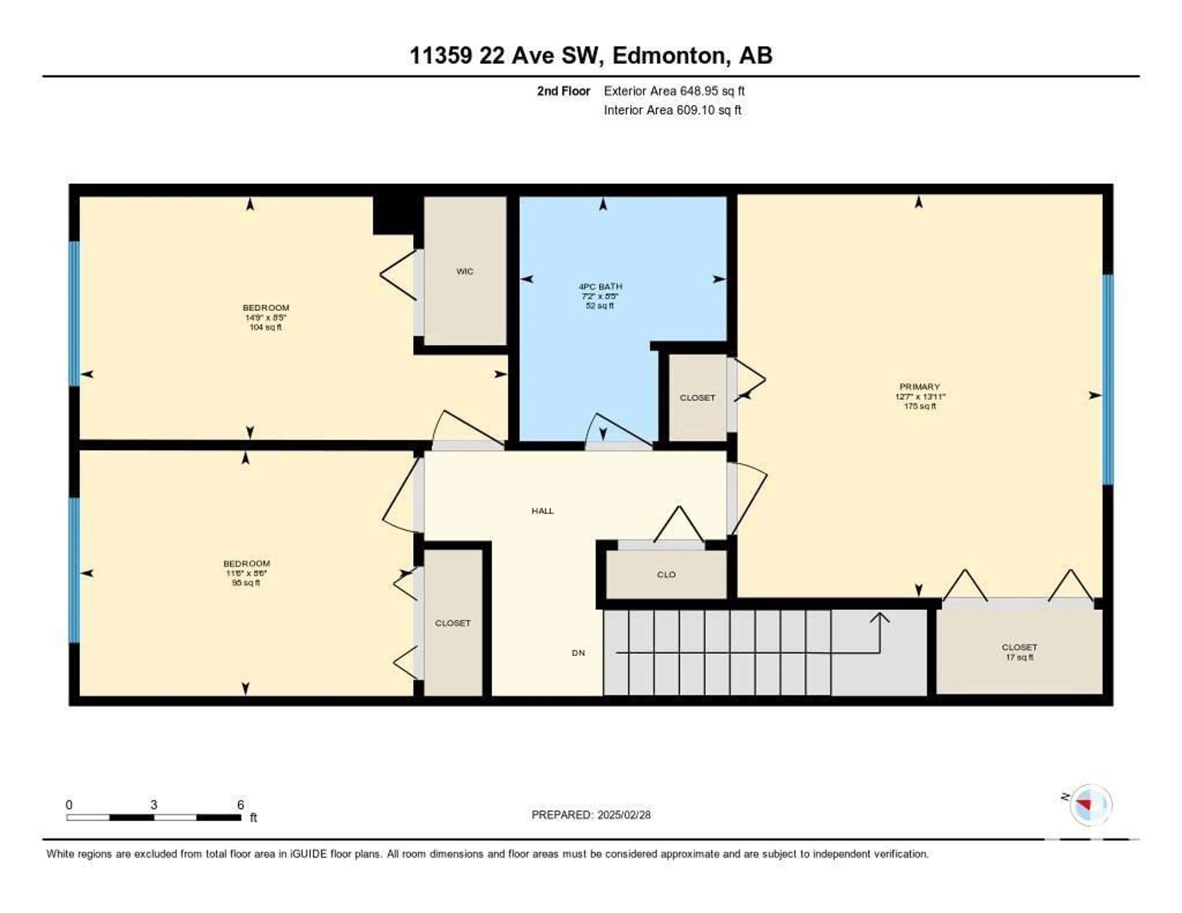 Floor plan for 11359 22 AV NW, Edmonton Alberta T5J4V5