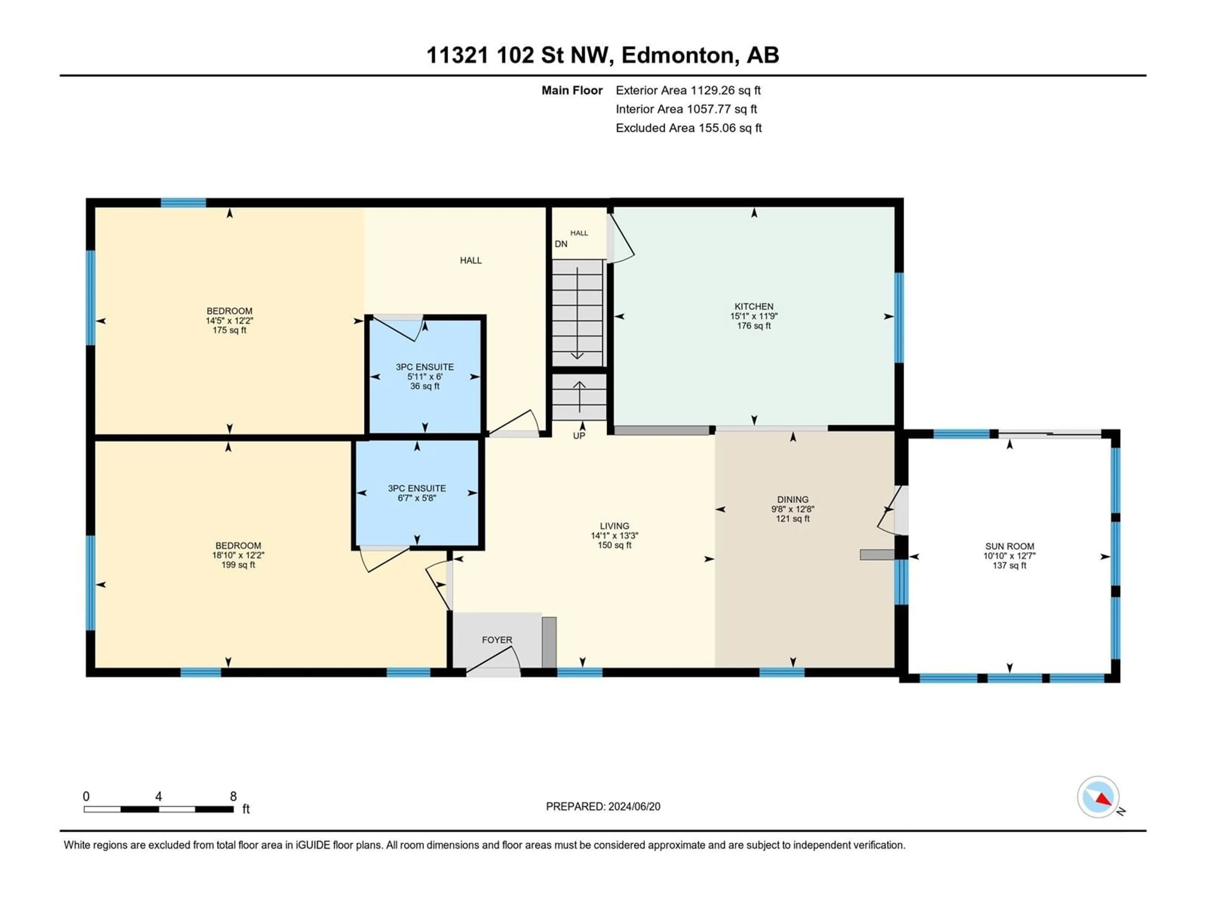 Floor plan for 11321 102 ST NW, Edmonton Alberta T5G2E5