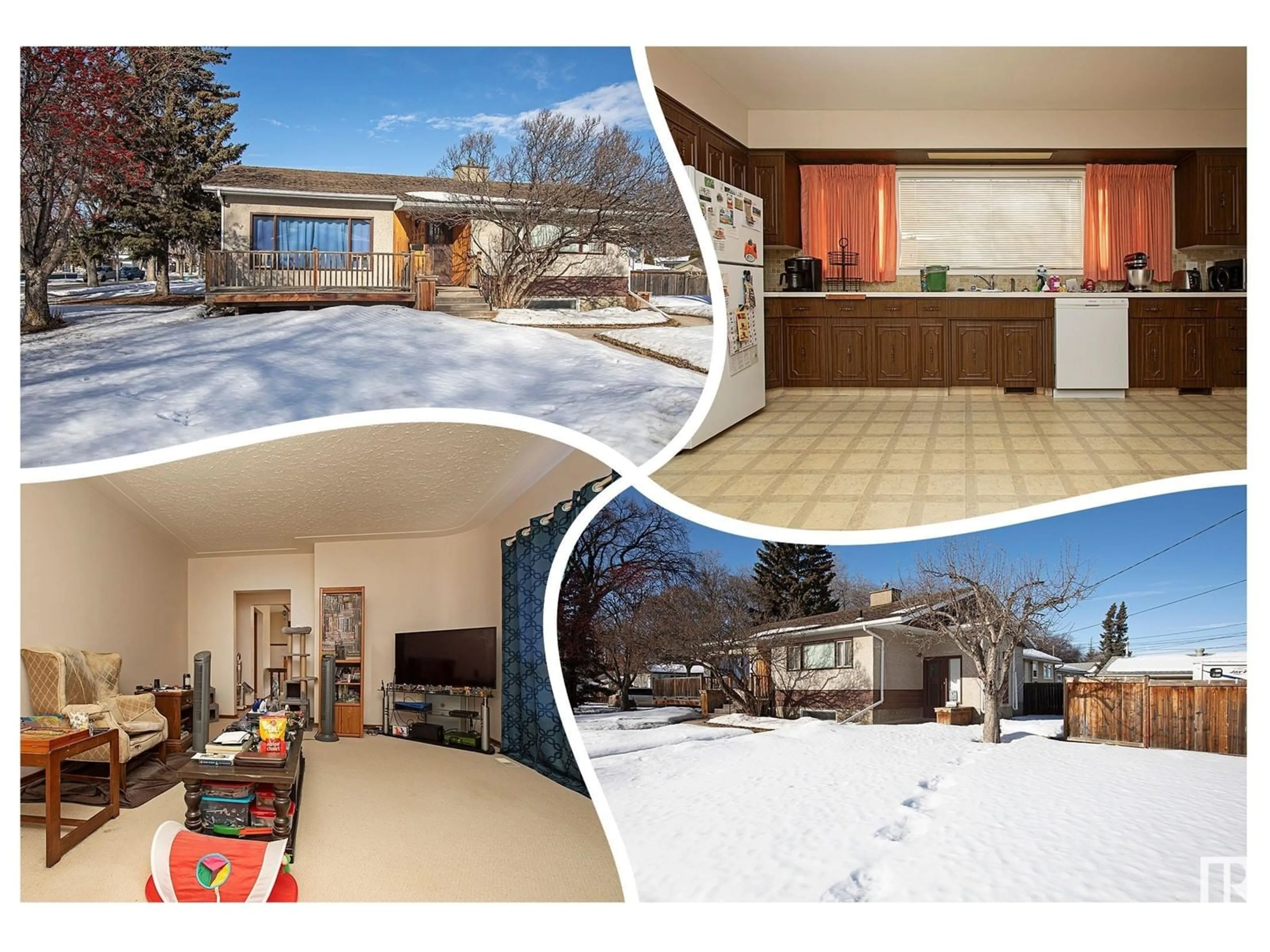 A pic from outside/outdoor area/front of a property/back of a property/a pic from drone, unknown for NW - 5508 120 AV, Edmonton Alberta T5W1L3