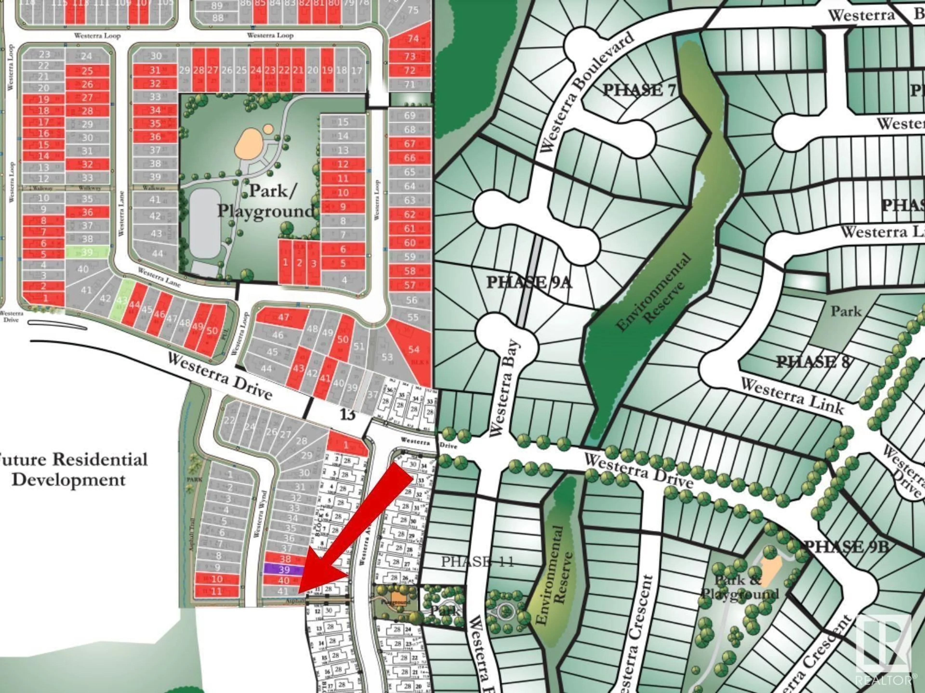 Picture of a map for 1739 WESTERRA WD, Stony Plain Alberta T5H2X7