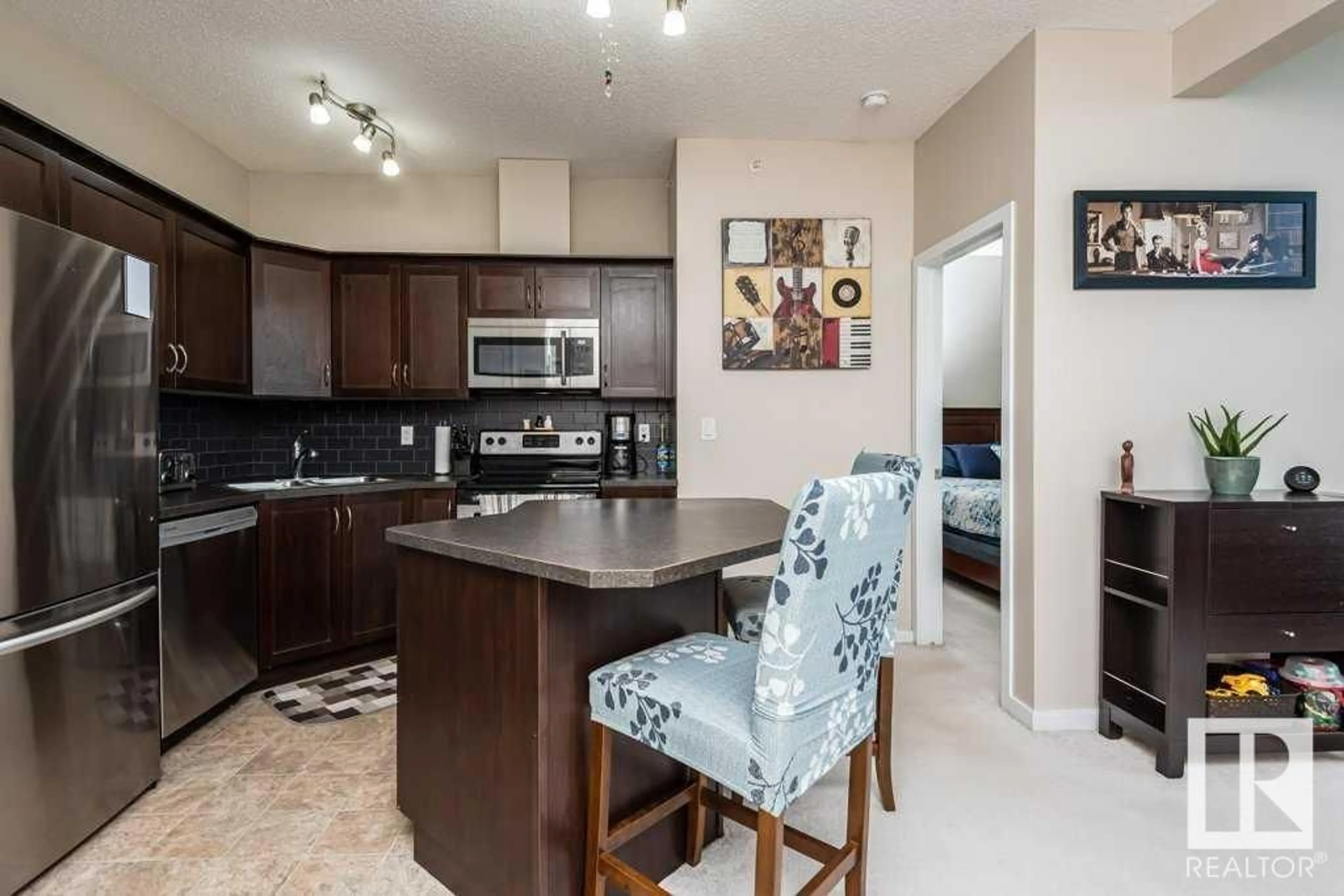 Open concept kitchen, unknown for #415 400 Silver Berry RD NW, Edmonton Alberta T6T0H1