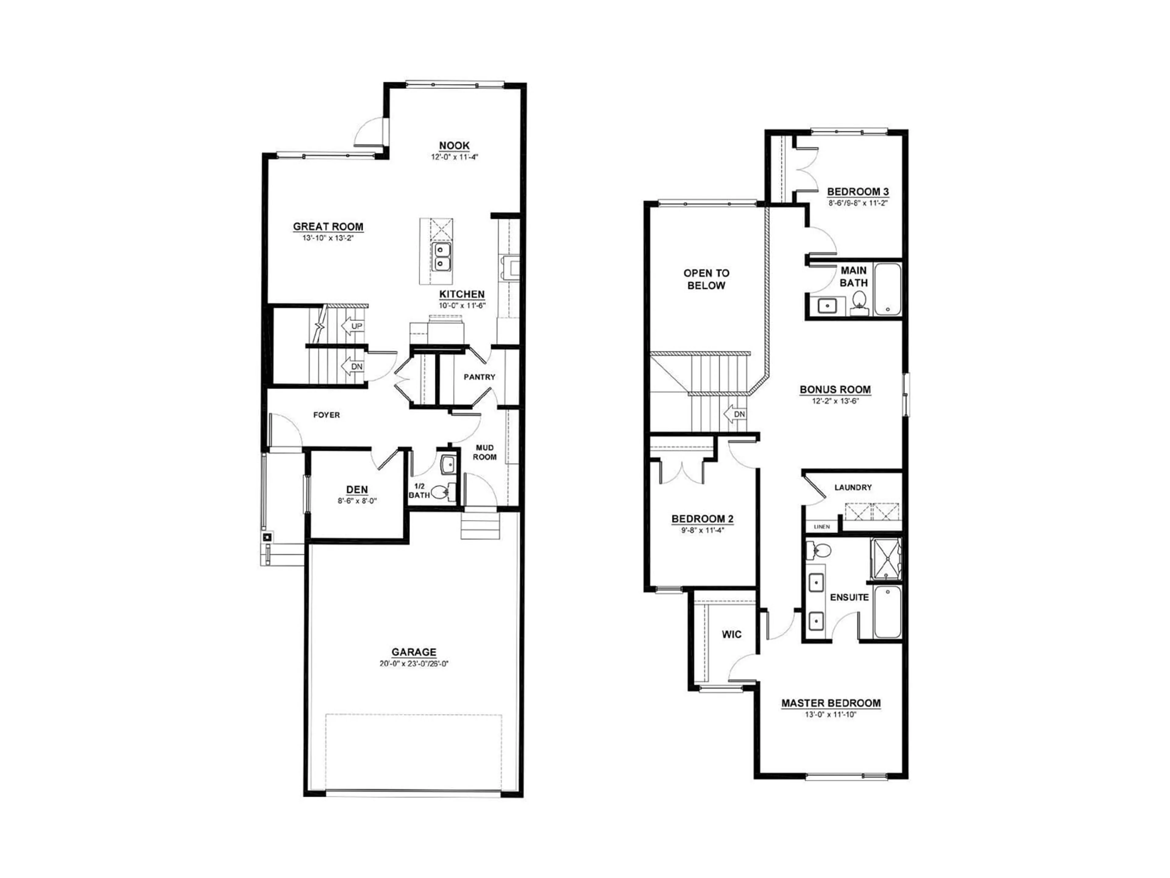 Floor plan for SW - 1110 CRISTALL CR, Edmonton Alberta T6W2Z1