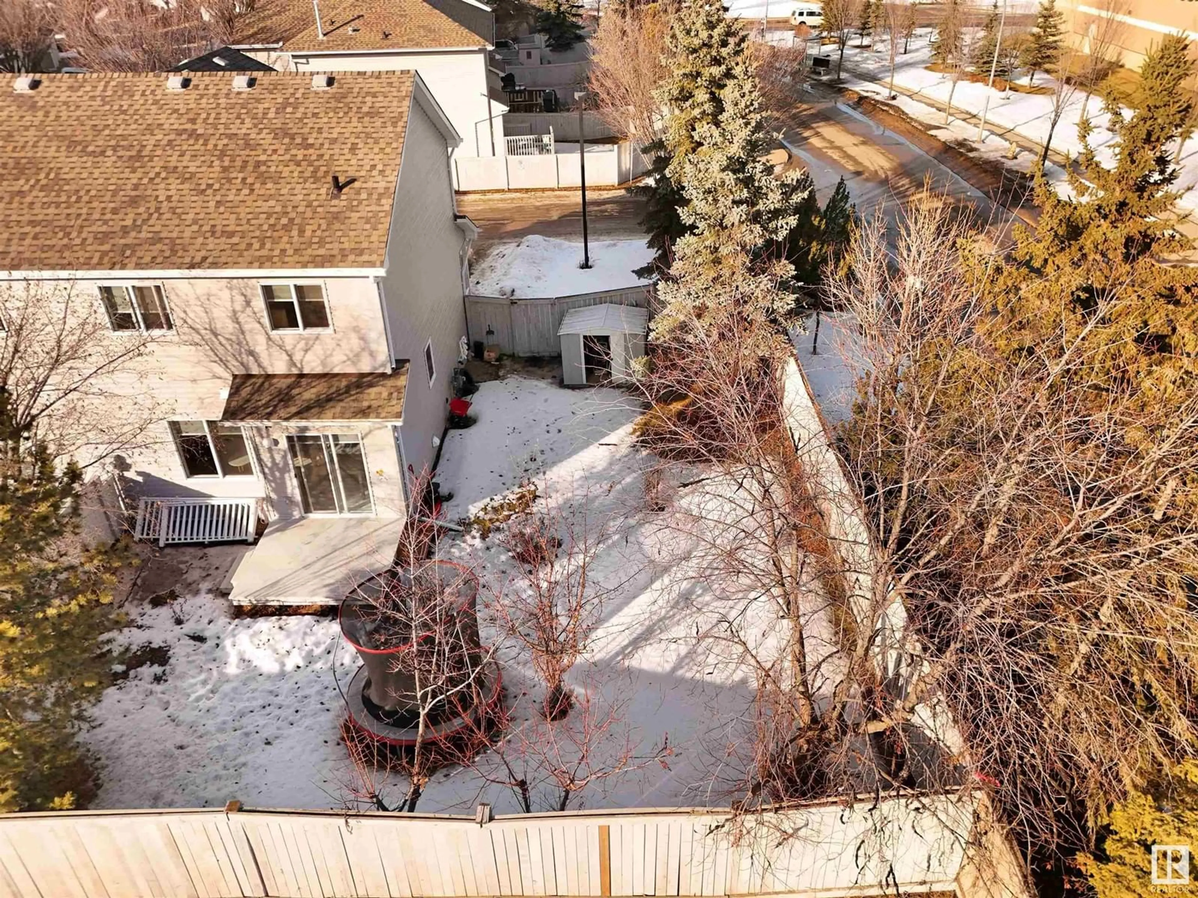 A pic from outside/outdoor area/front of a property/back of a property/a pic from drone, city buildings view from balcony for #1 4020 21 ST NW, Edmonton Alberta T6T1T8