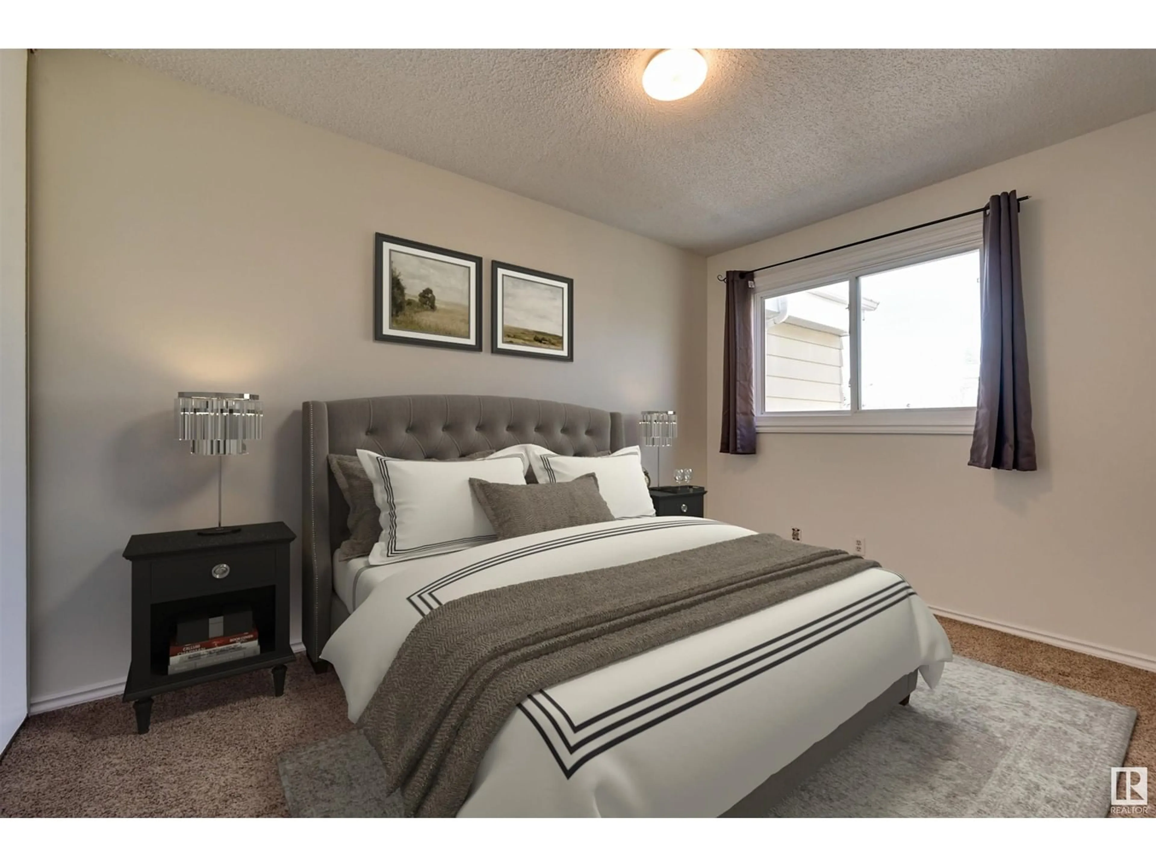 Bedroom with bed, unknown for 110 PRIMROSE GARDENS GD NW, Edmonton Alberta T5T0R1