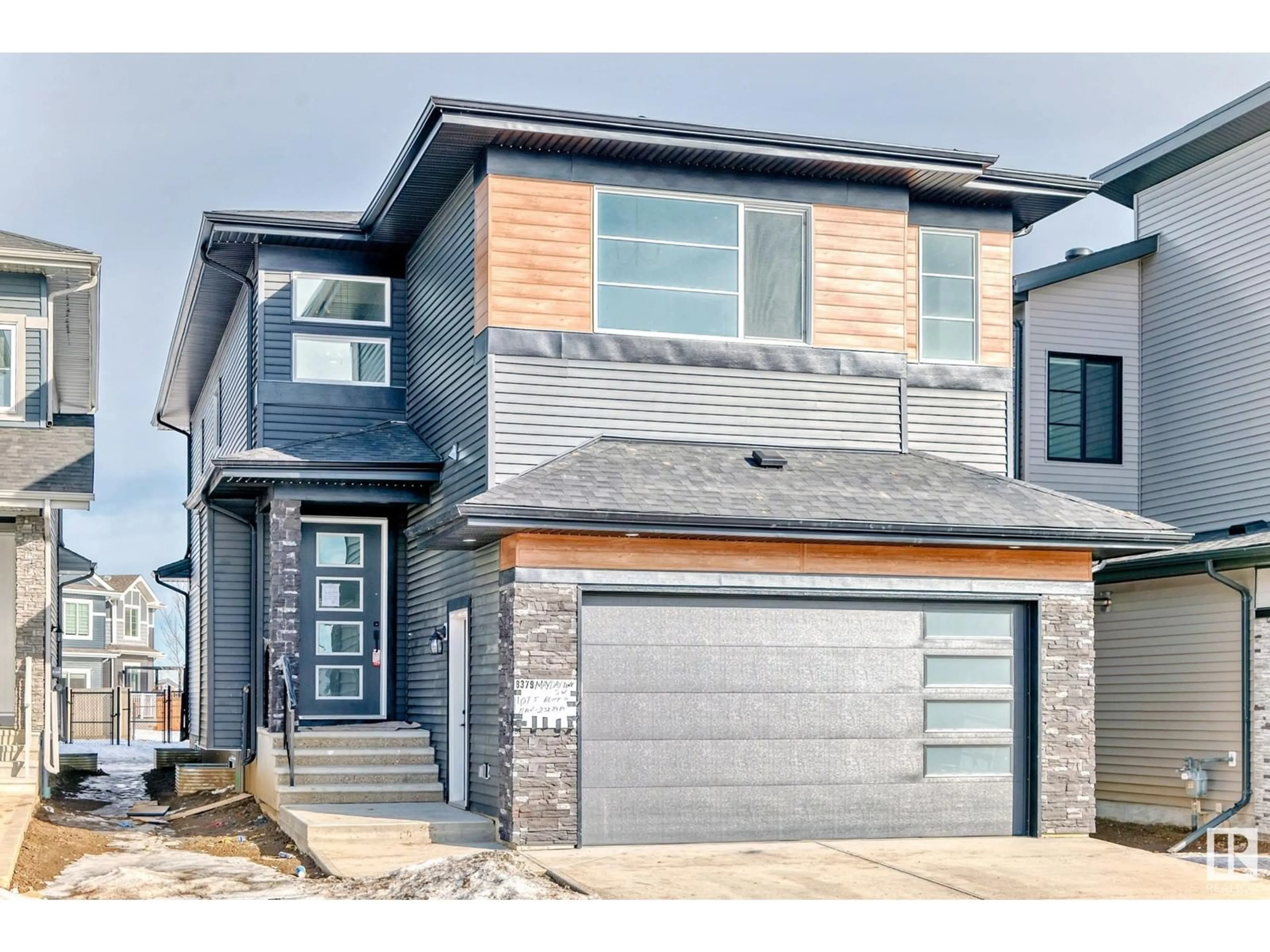 Home with brick exterior material, street for 8379 MAYDAY LINK LI SW, Edmonton Alberta T6X3E6