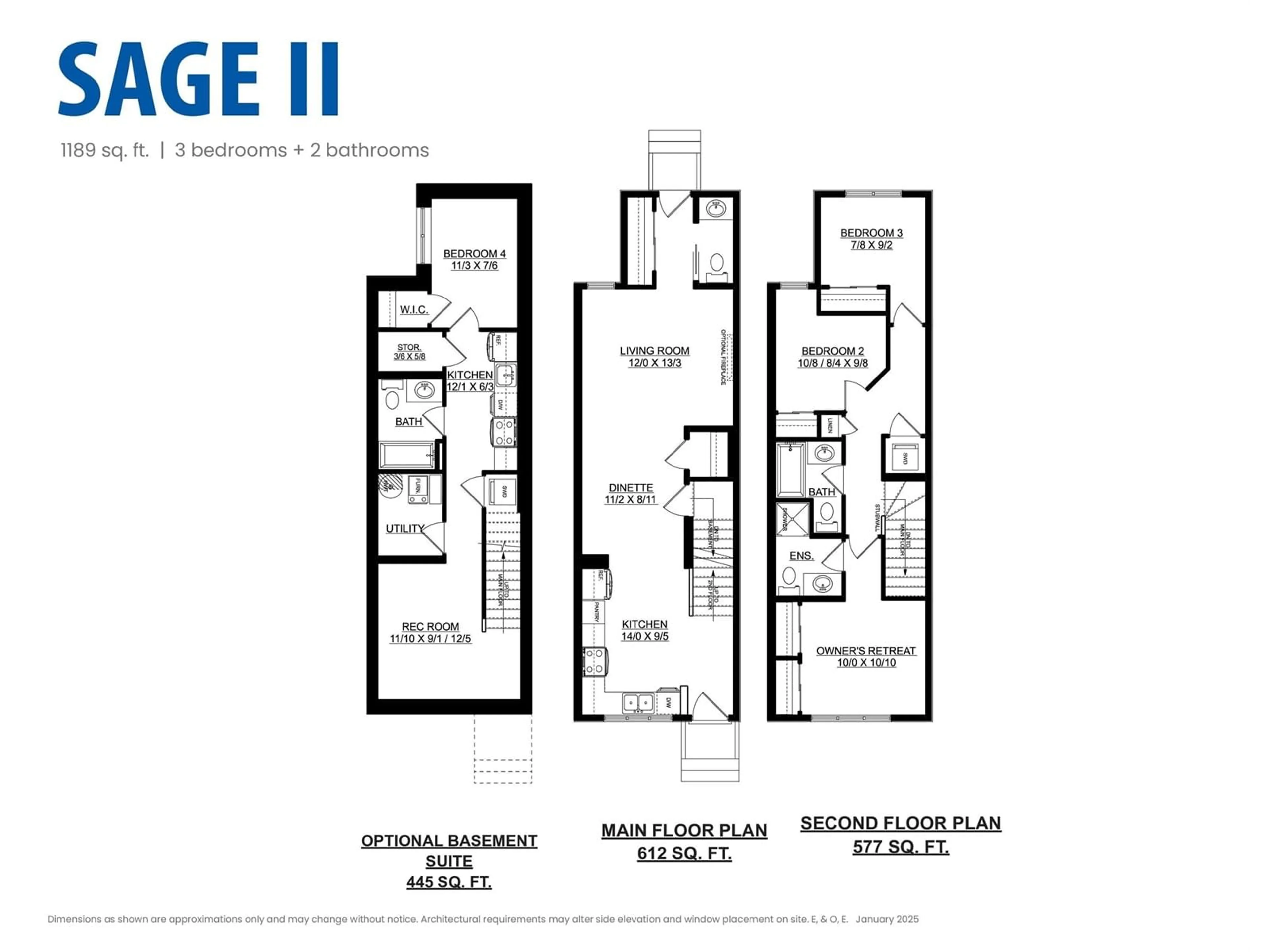 Floor plan for NW - 2027 210 ST, Edmonton Alberta T6M2P5