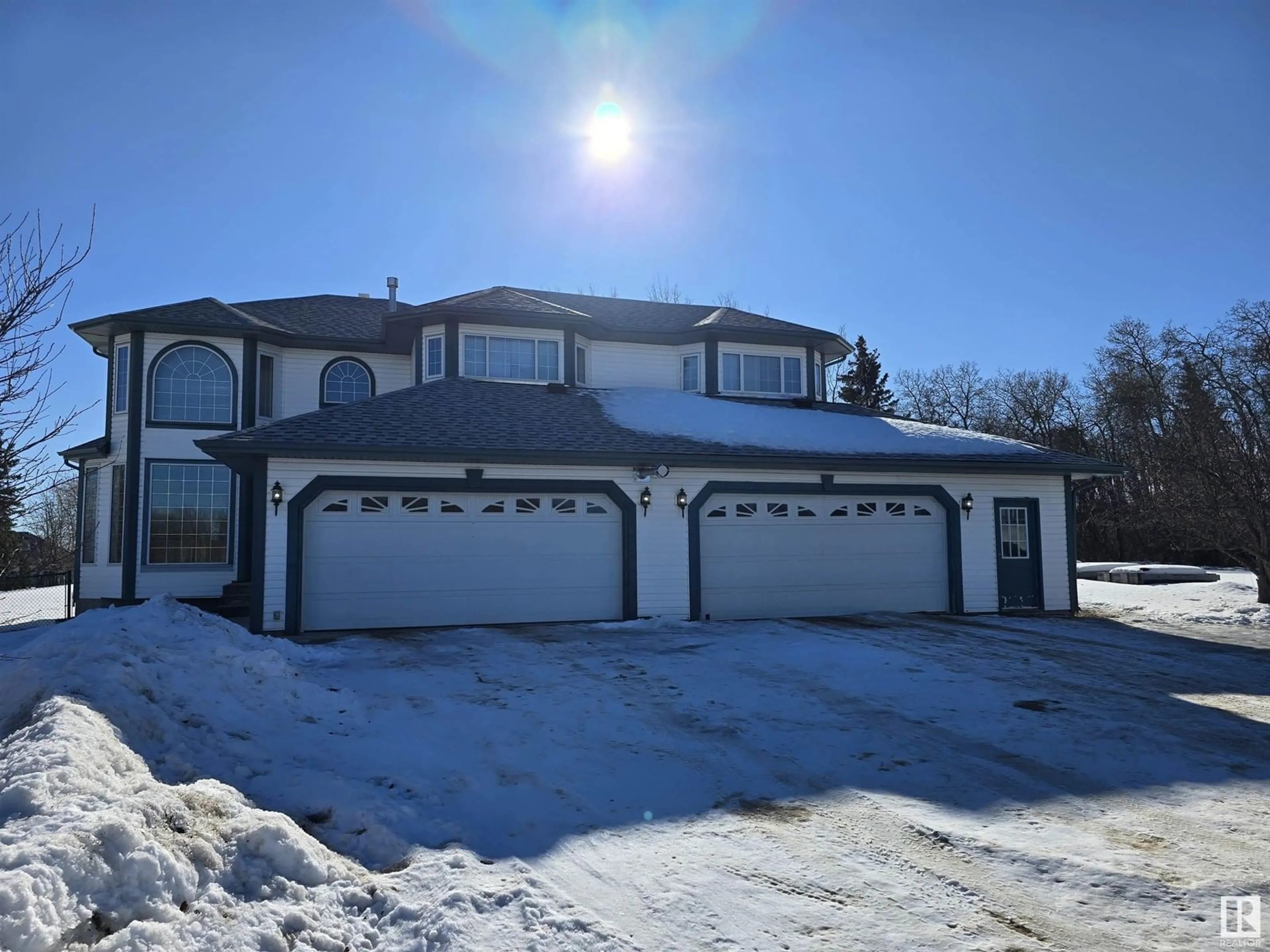 A pic from outside/outdoor area/front of a property/back of a property/a pic from drone, unknown for #16 56503 RGE ROAD 231, Rural Sturgeon County Alberta T0A1N4