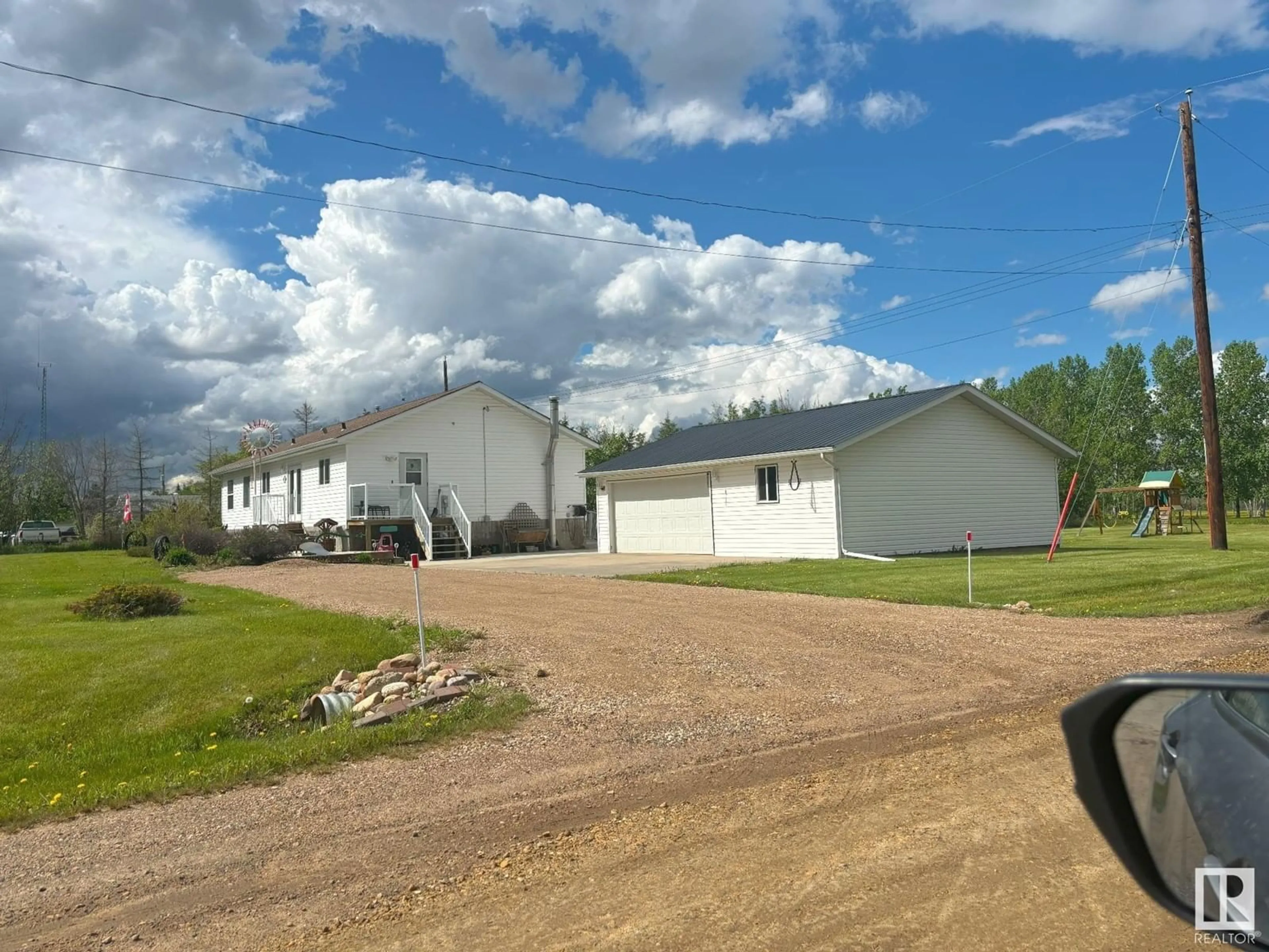 A pic from outside/outdoor area/front of a property/back of a property/a pic from drone, building for 4704 50 AV, Ryley Alberta T0B4A0