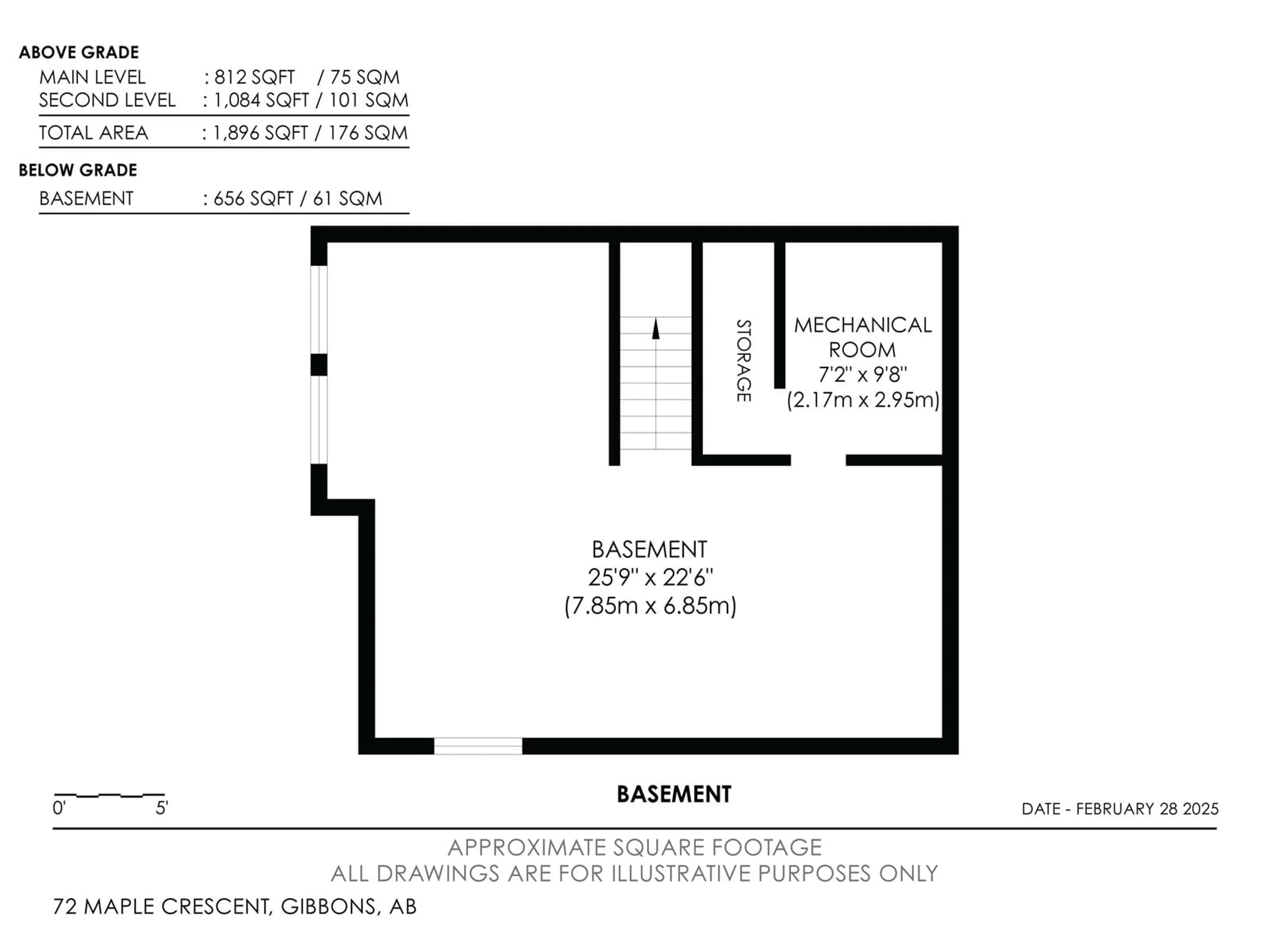 Floor plan for 72 Maple CR, Gibbons Alberta T0A1N0