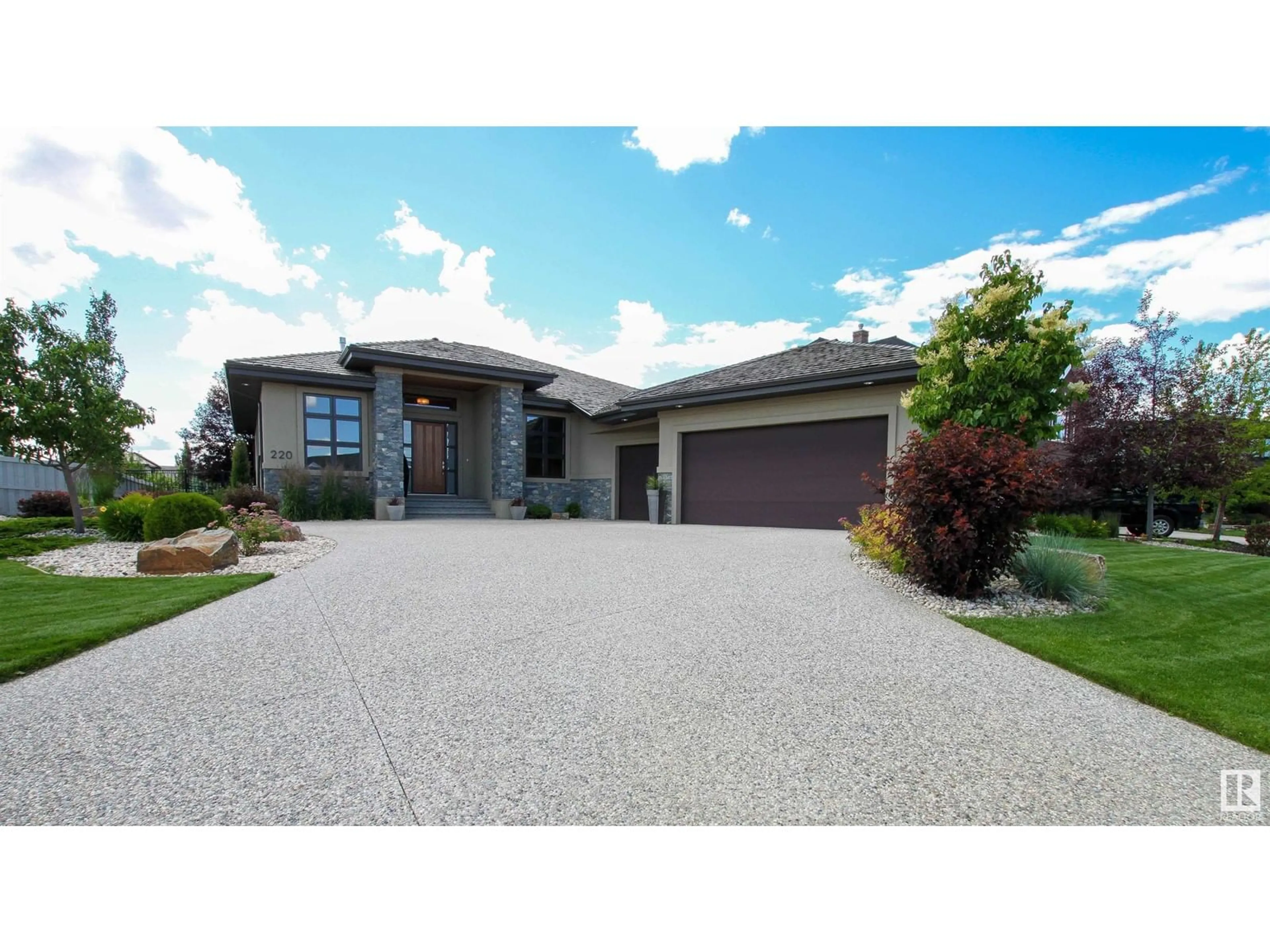 Home with brick exterior material, street for #220 52328 RGE ROAD 233, Rural Strathcona County Alberta T8B0A2