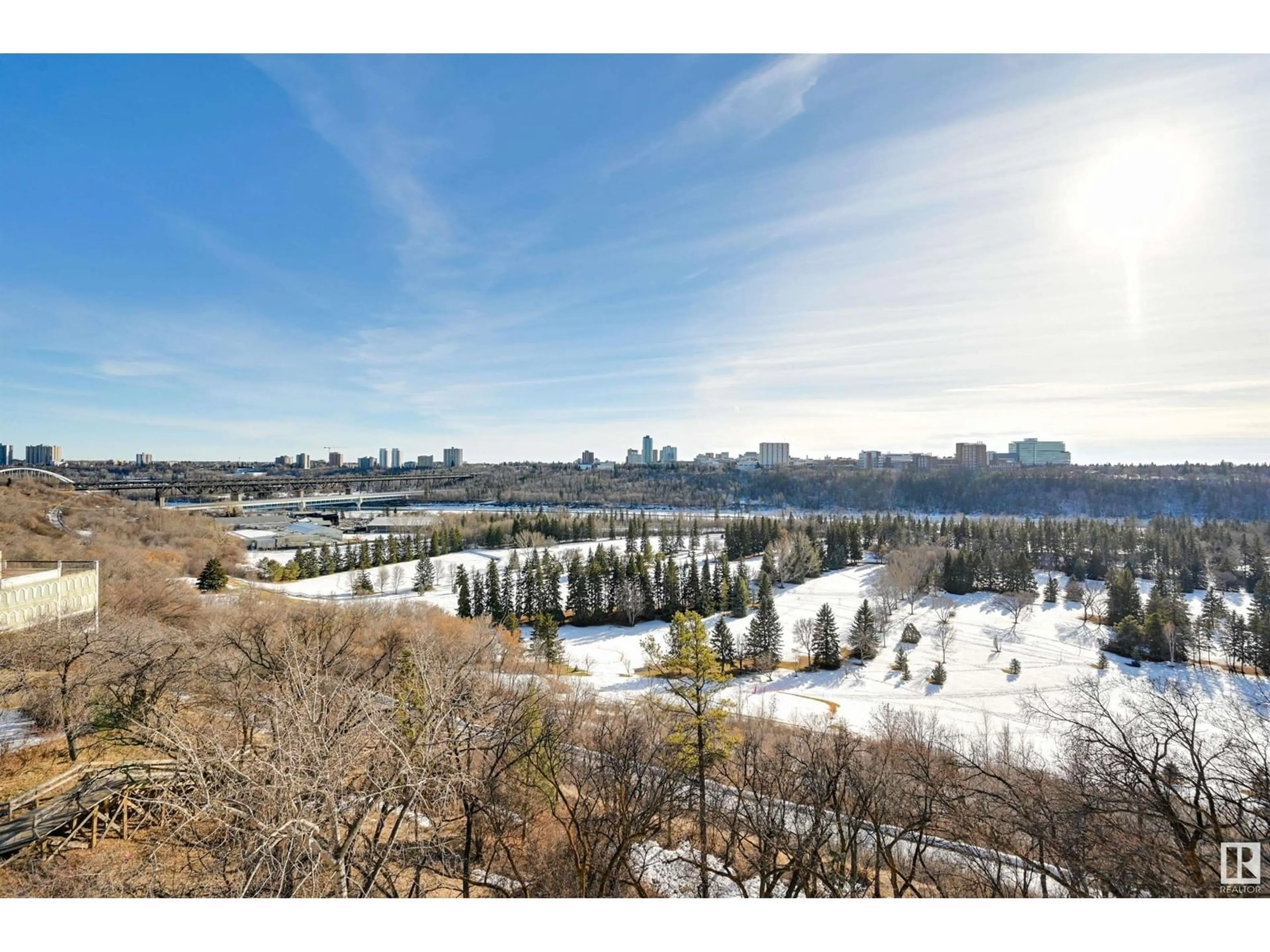 A pic from outside/outdoor area/front of a property/back of a property/a pic from drone, unknown for #502 9908 114 ST NW, Edmonton Alberta T5K1R1