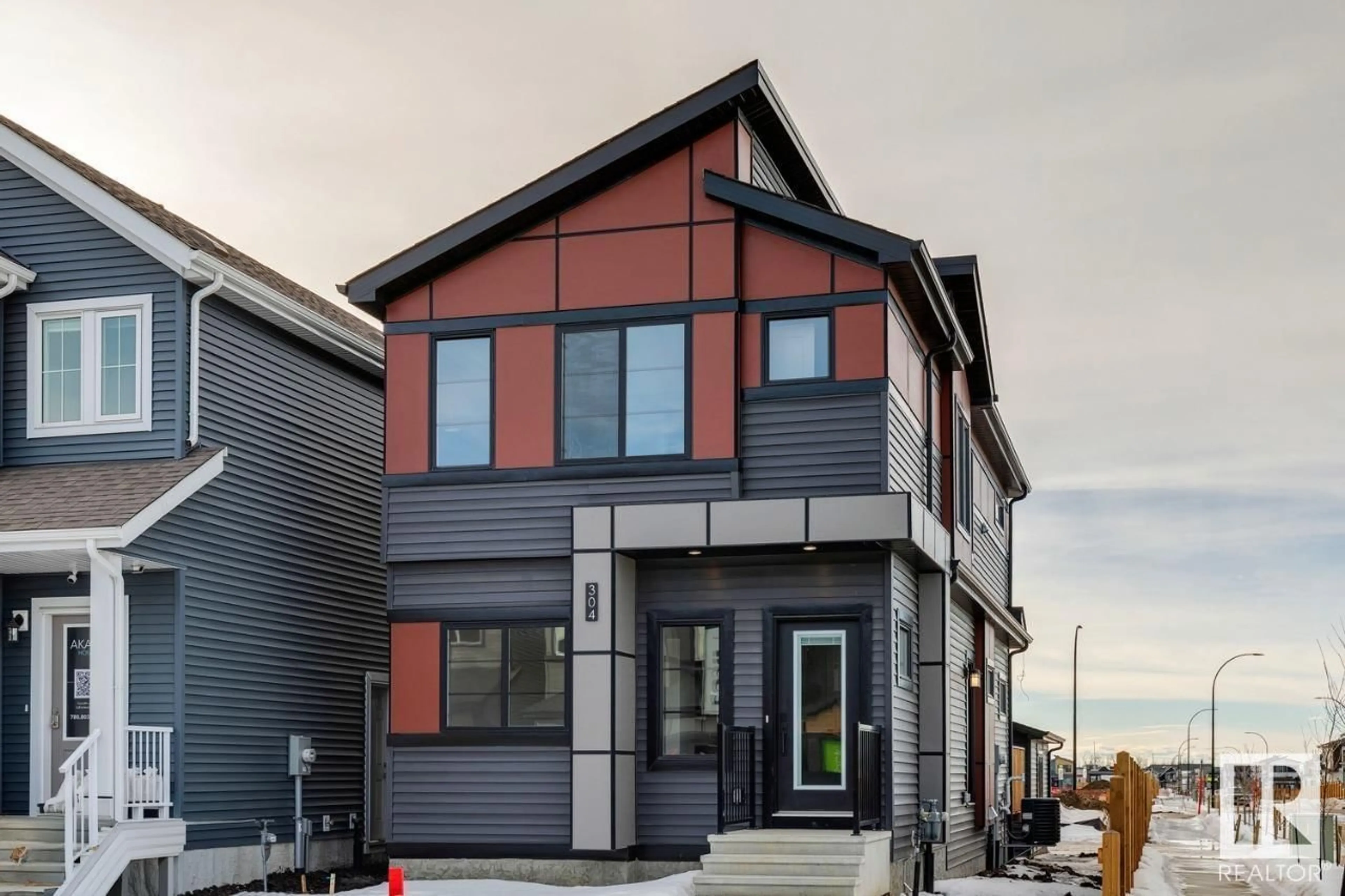 Home with vinyl exterior material, street for SW - 304 29 ST, Edmonton Alberta T6X3E7
