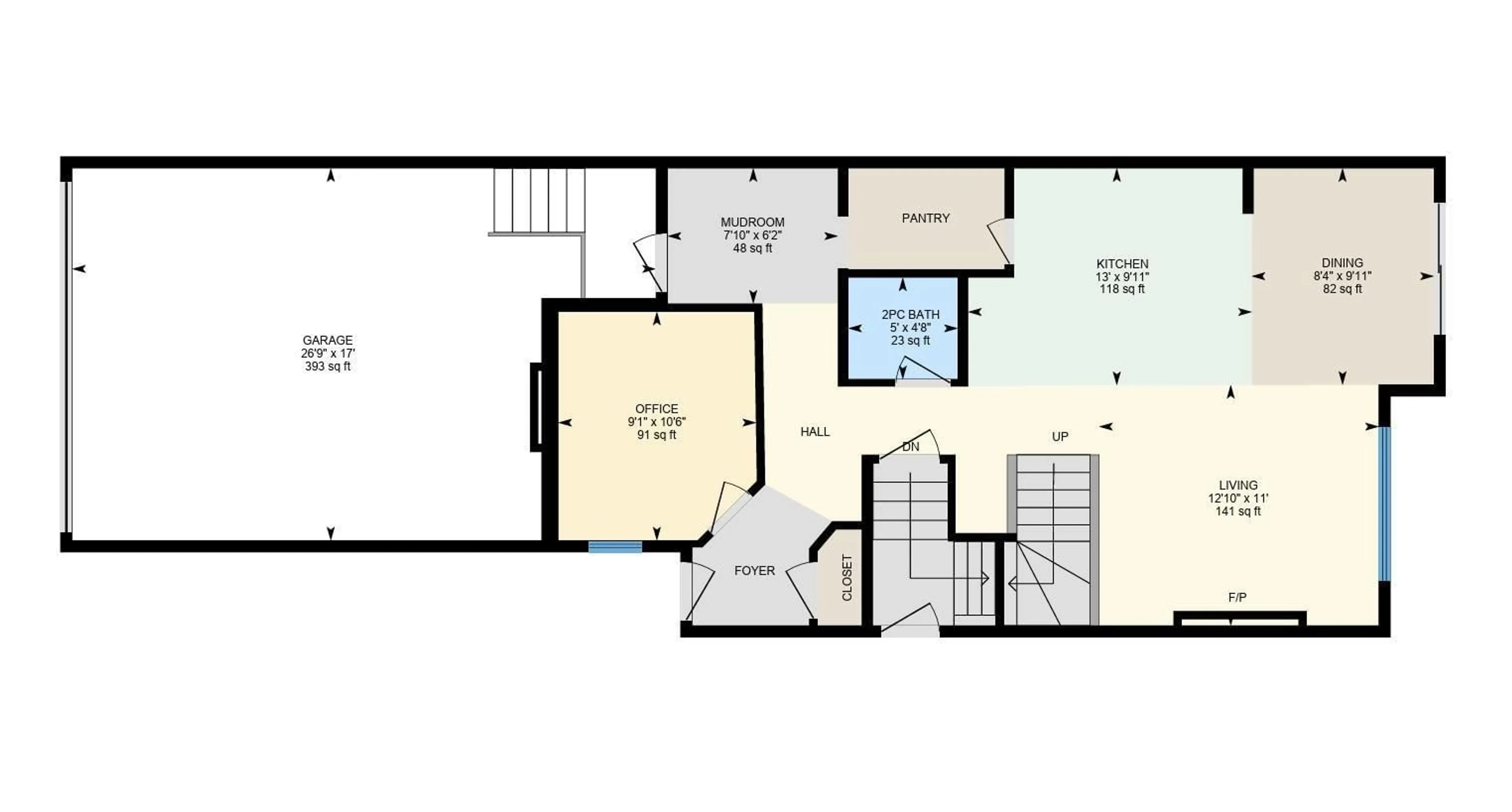 Floor plan for 1077 Eaton RD NW, Edmonton Alberta T6M1M9