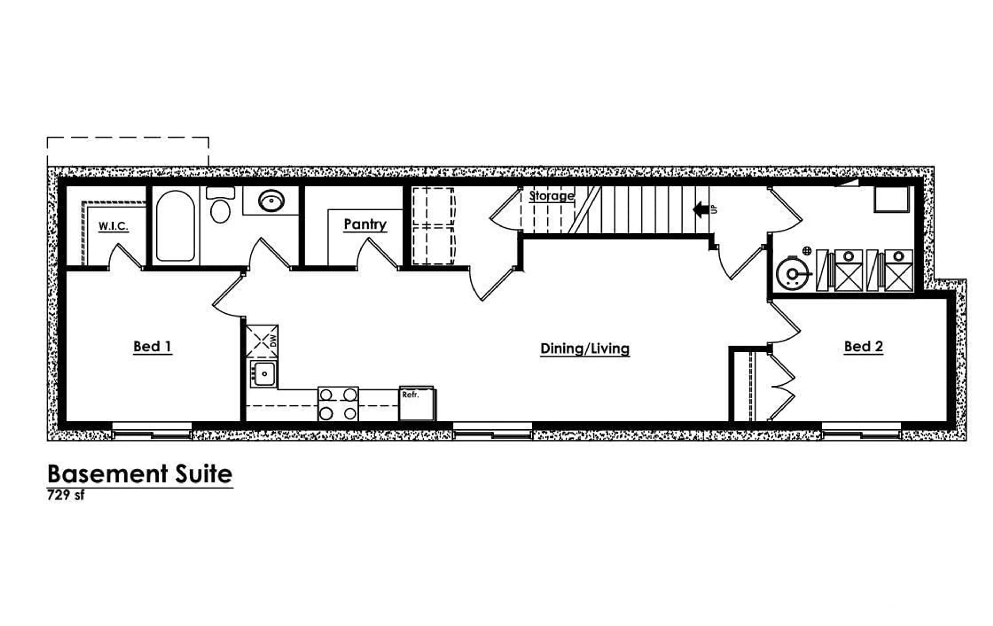 Floor plan for 11024 129 ST NW, Edmonton Alberta T5M0Y3