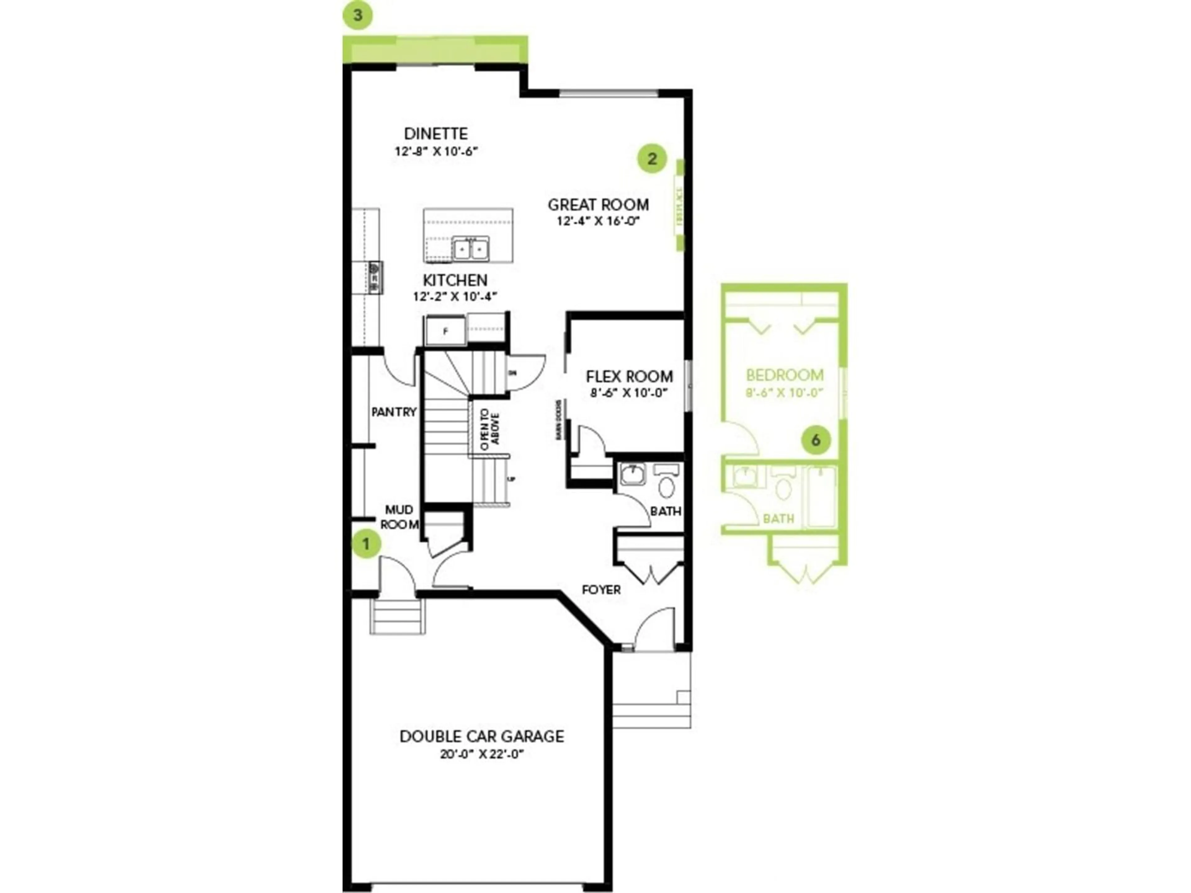 Floor plan for 7203 182 AV NW, Edmonton Alberta T5Z0J1