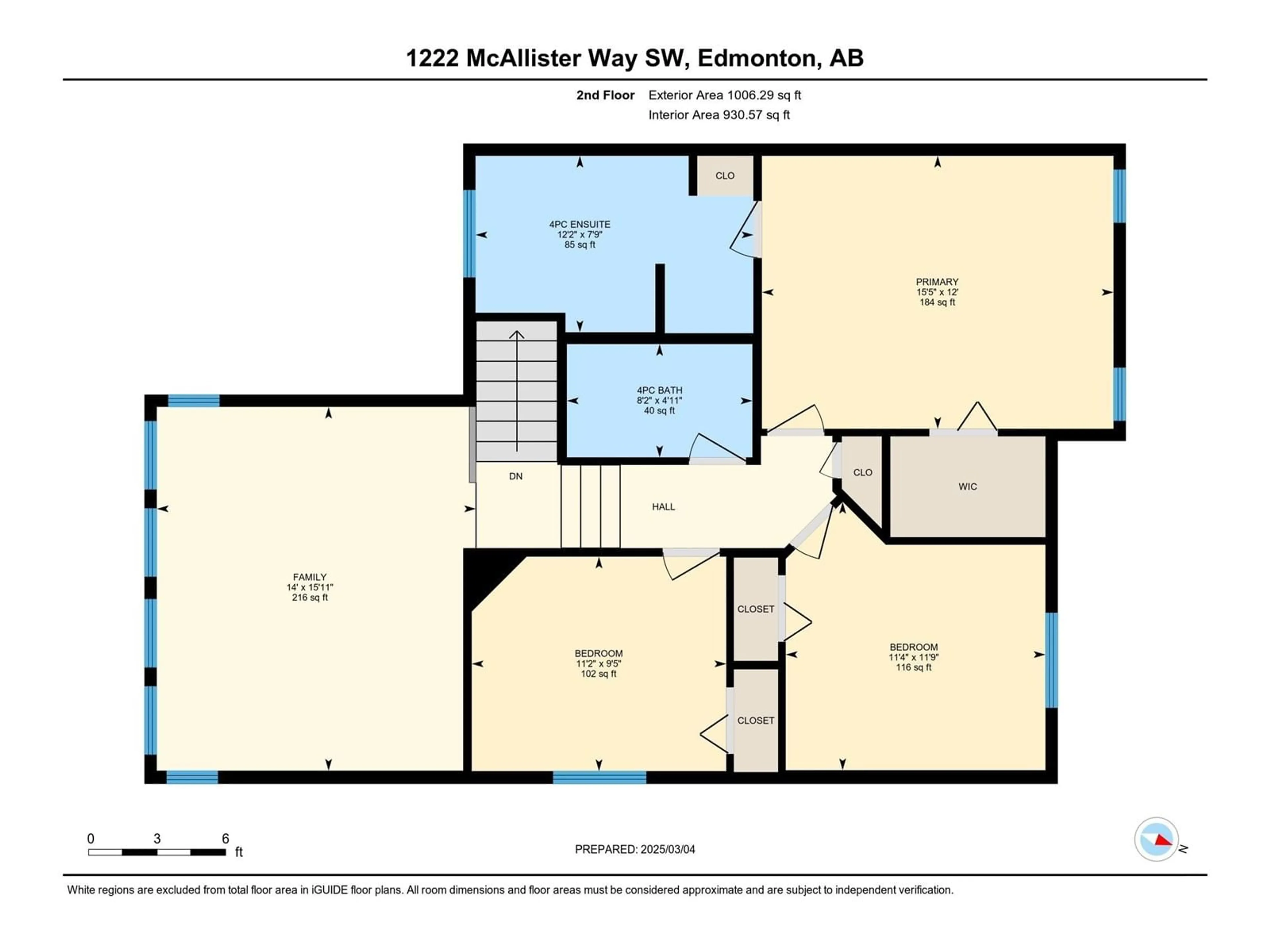 Floor plan for 1222 MCALLISTER WY SW, Edmonton Alberta T6W1X7