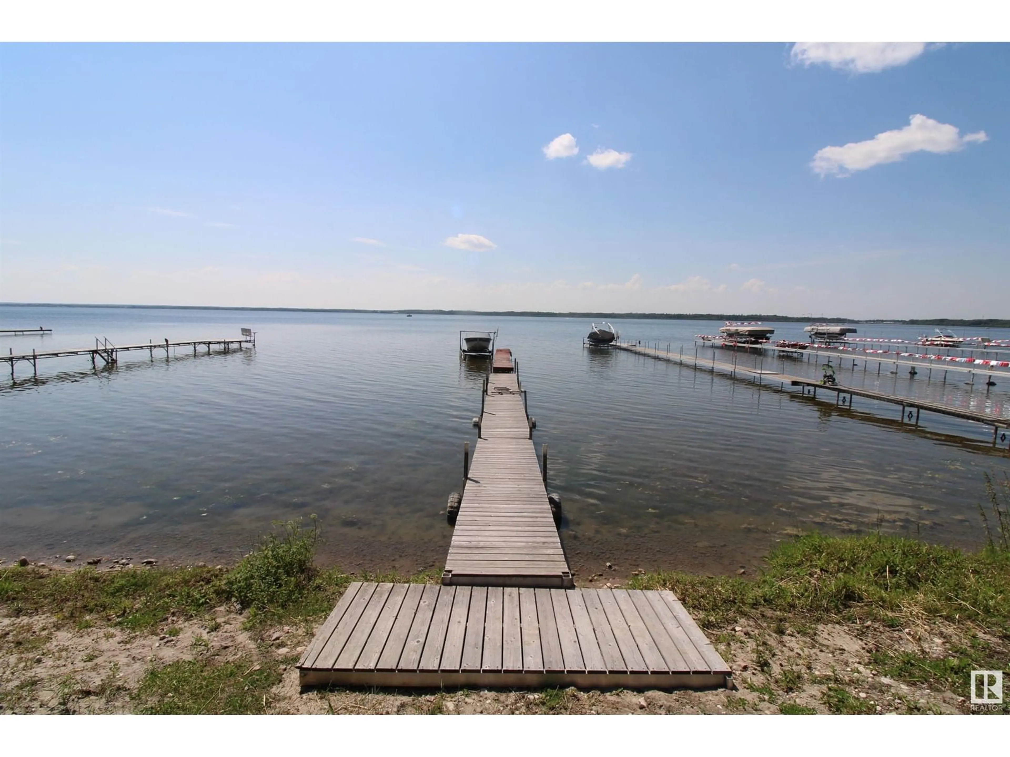 Patio, water/lake/river/ocean view for #316 55123 RGE ROAD 35A, Rural Lac Ste. Anne County Alberta T0J0J0