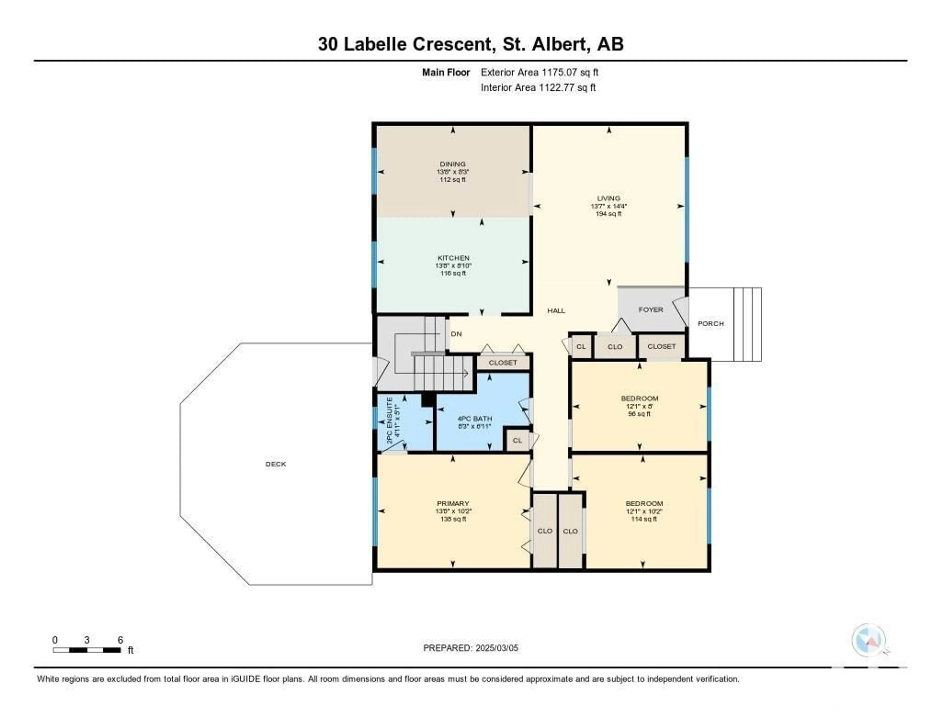 Floor plan for 30 LABELLE CR, St. Albert Alberta T8N2G5