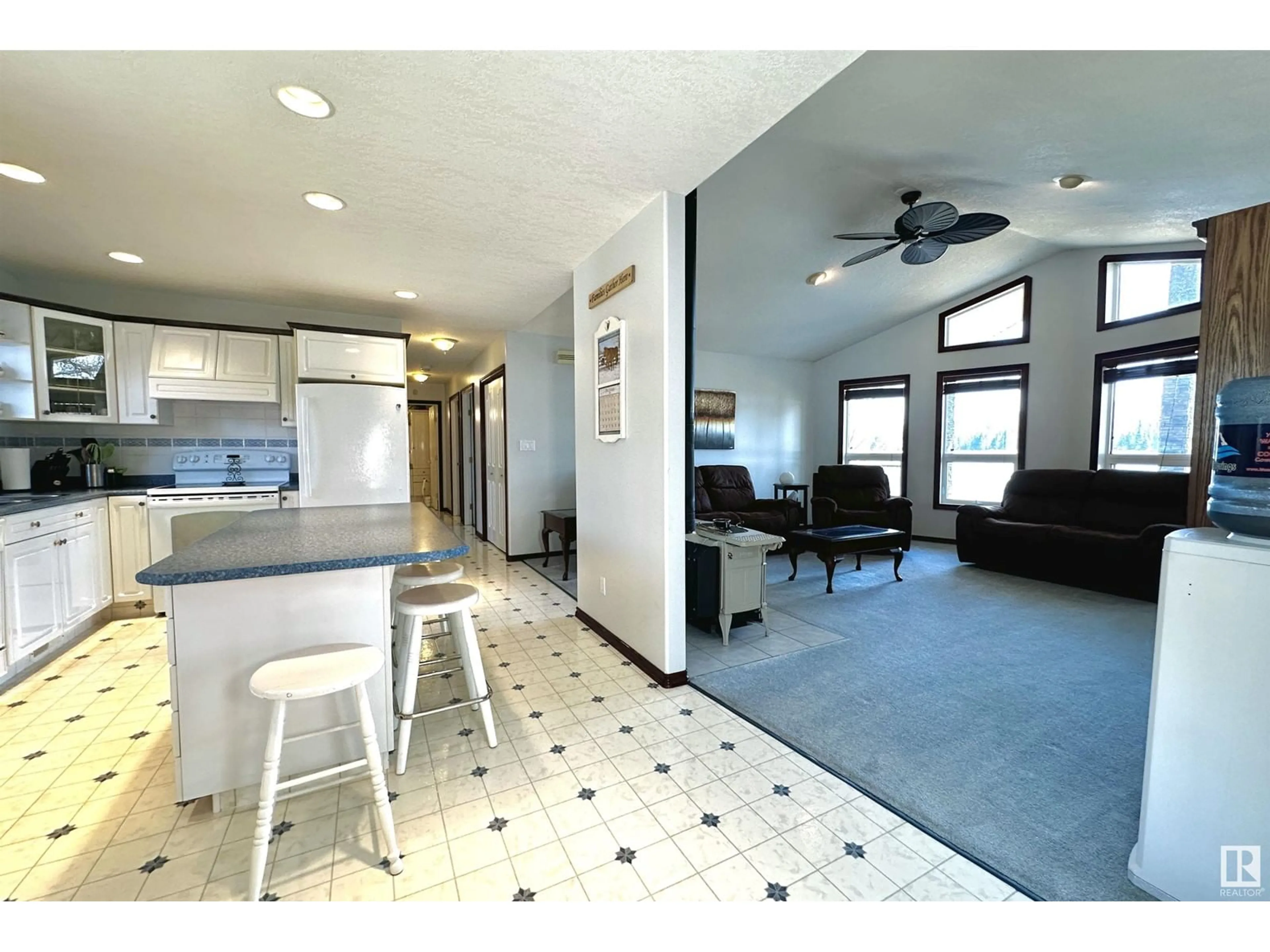 Open concept kitchen, ceramic/tile floor for 109 LONG LAKE DR, Long Lake Alberta T0A0M0