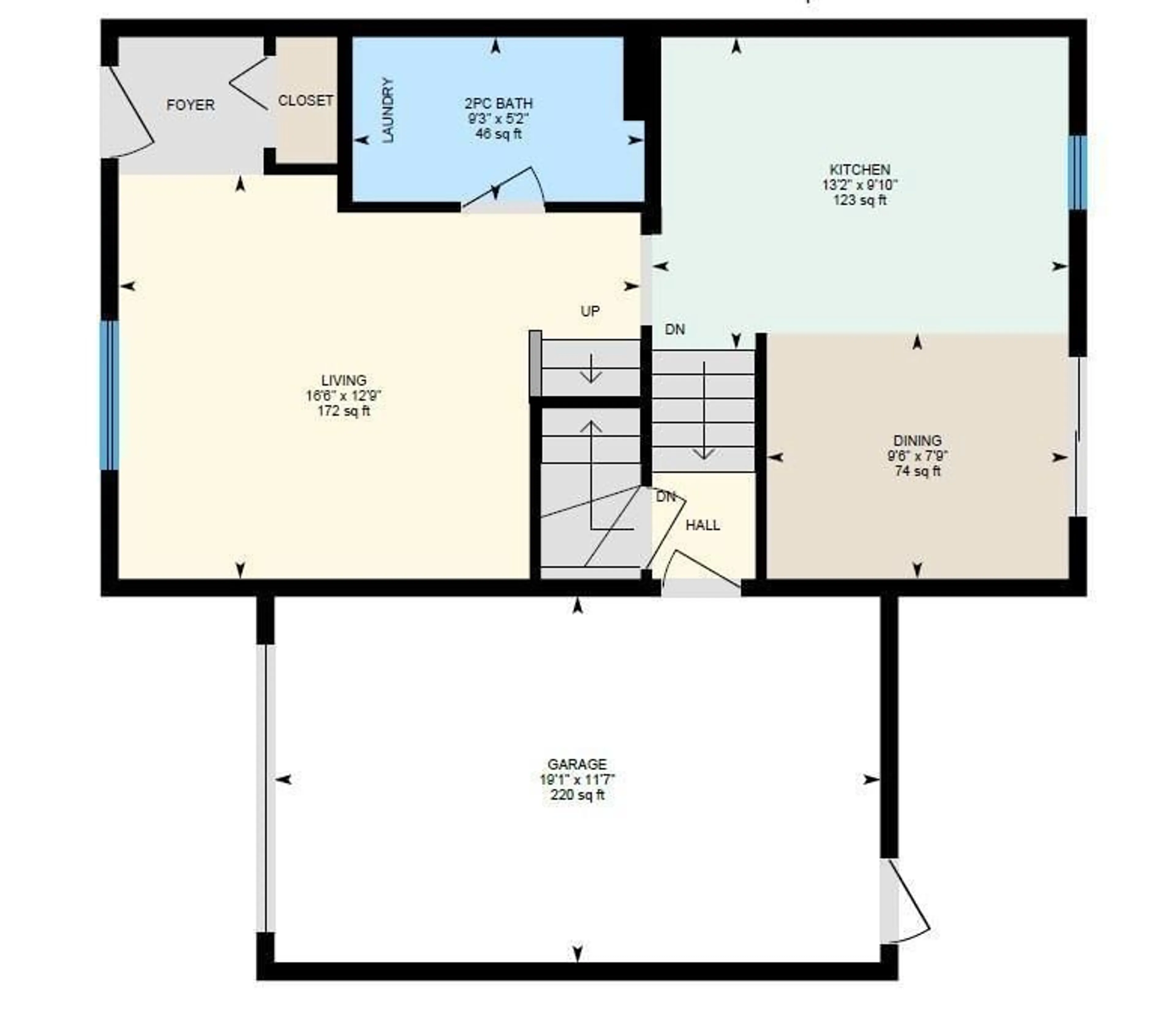 Floor plan for #50 2503 24 ST NW, Edmonton Alberta T6T0B5