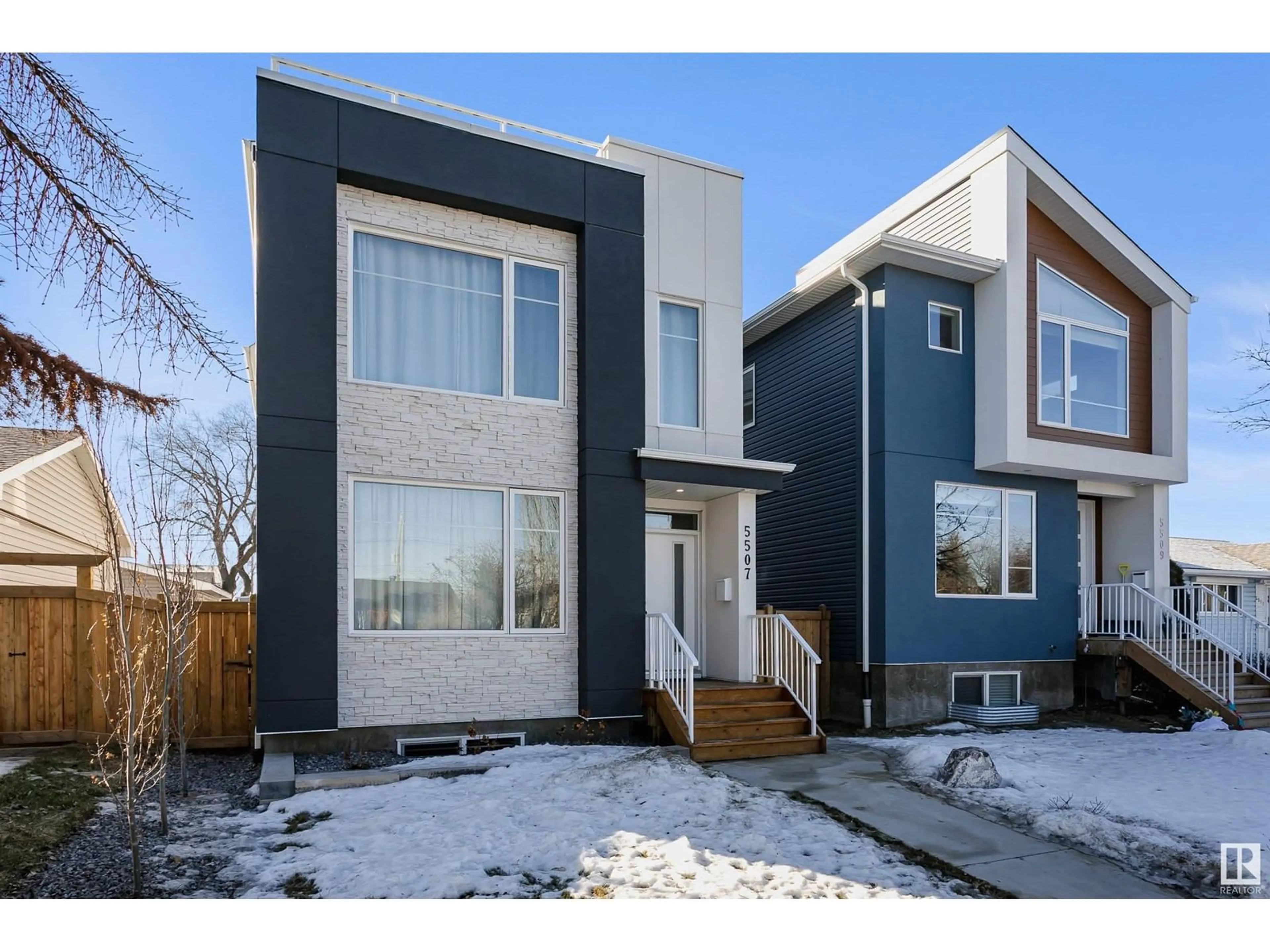 Home with brick exterior material, street for 5507 101A AV NW, Edmonton Alberta T6A0L7