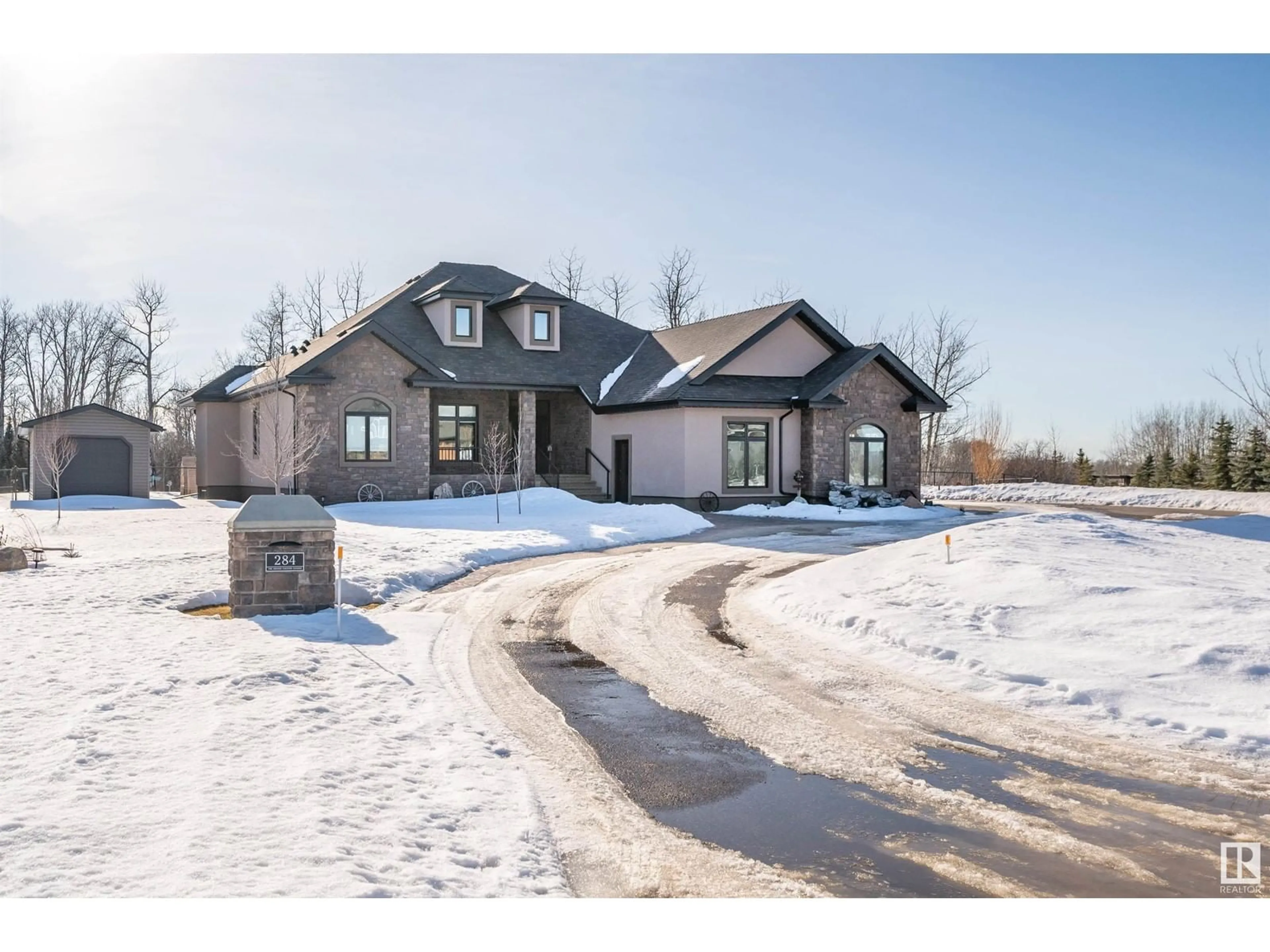 Home with brick exterior material, unknown for 284 52367 RGE ROAD 223, Rural Strathcona County Alberta T8C1H8