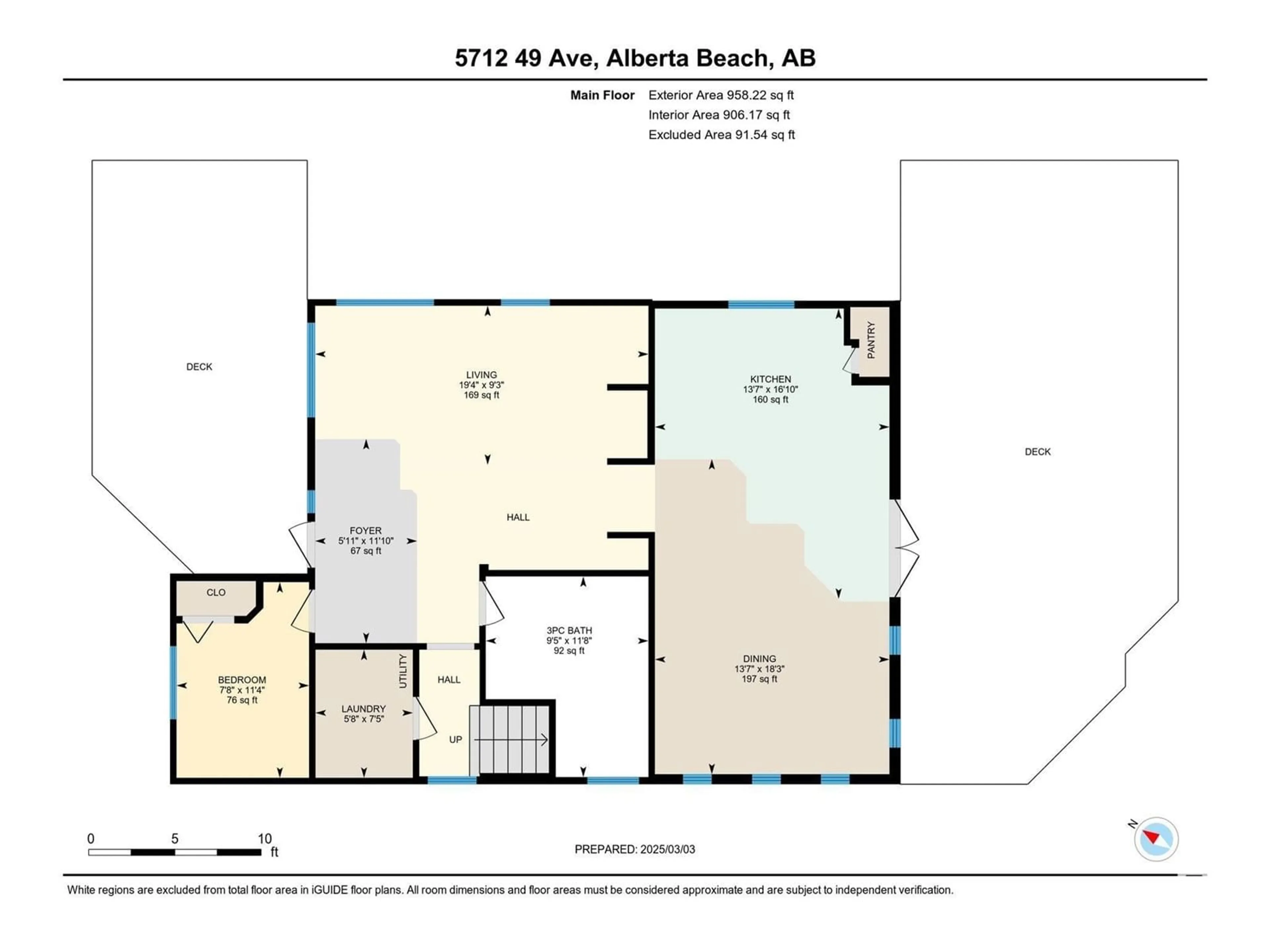 Floor plan for 5712 49 AVE NW, Rural Lac Ste. Anne County Alberta T0E0A0