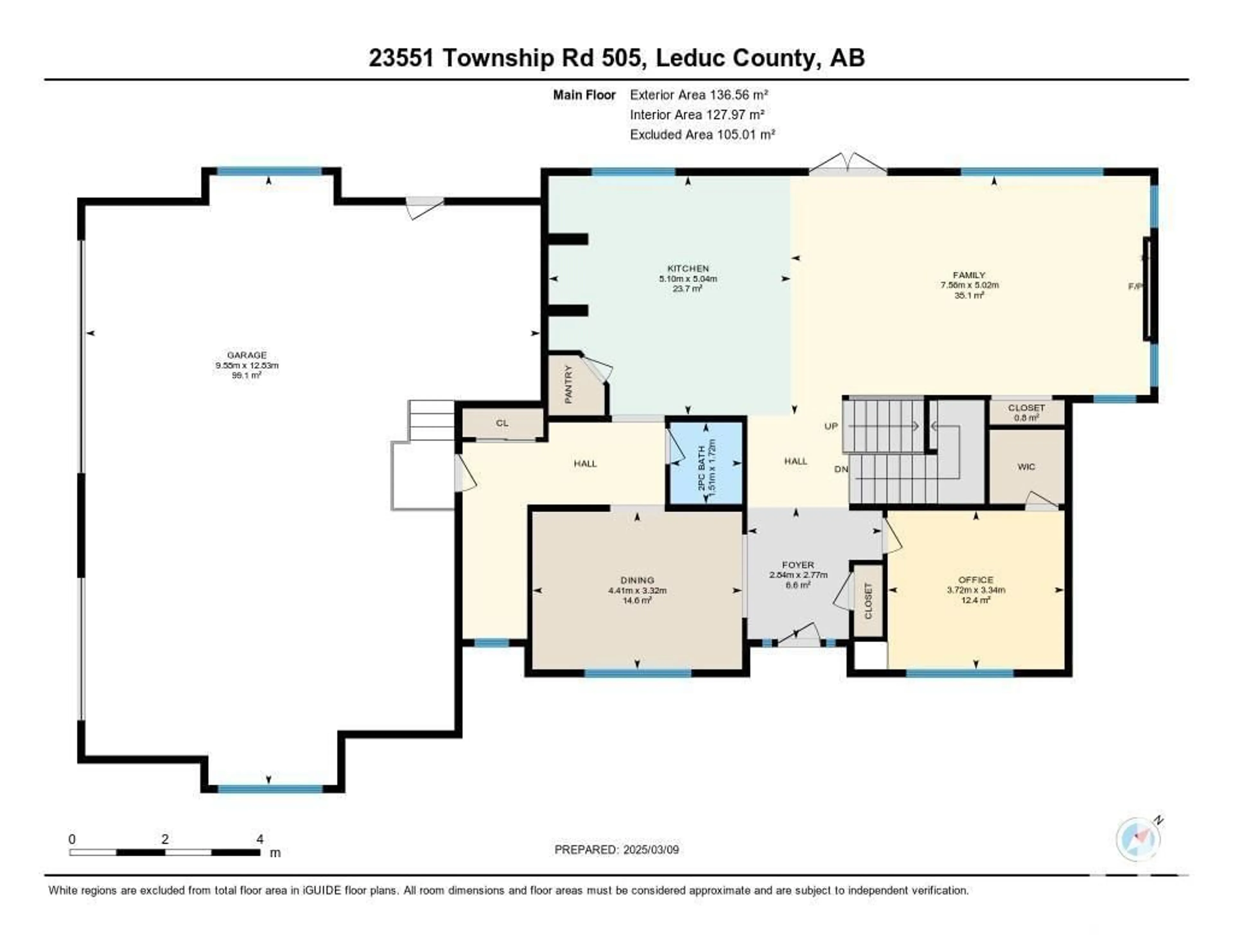 Floor plan for 1060 23551 TWP 505 RD NW, Rural Leduc County Alberta T4X0S2