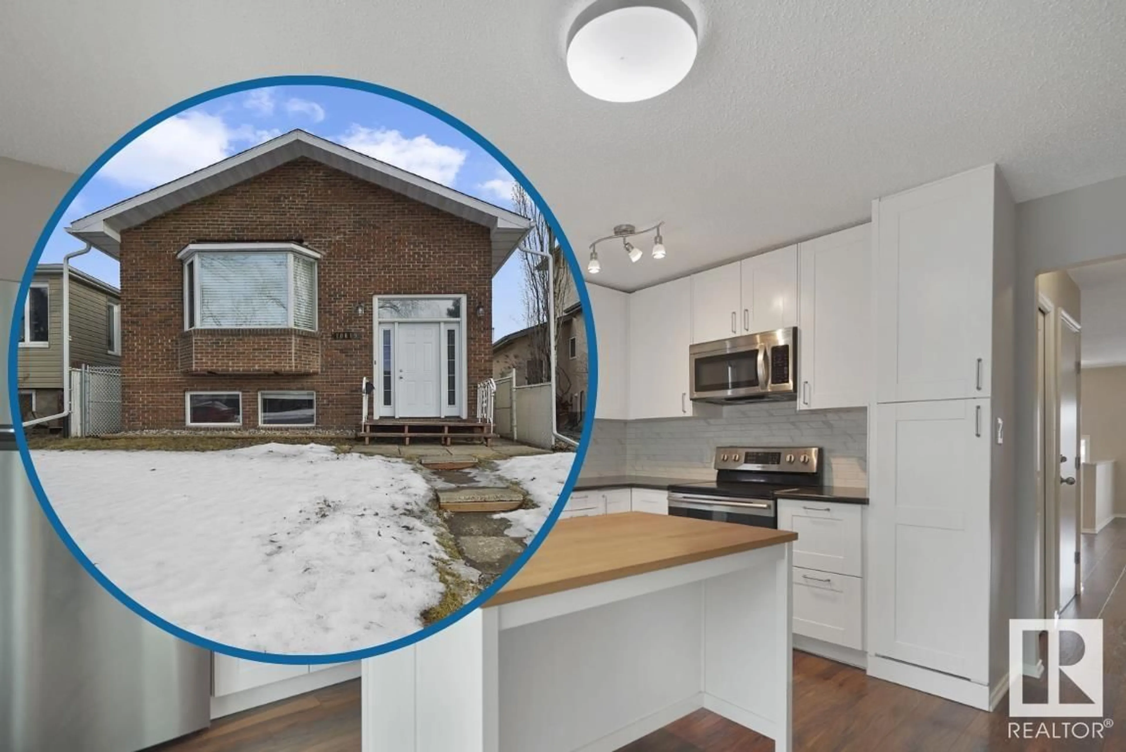 Open concept kitchen, unknown for 10619 81 ST NW, Edmonton Alberta T5A3L5