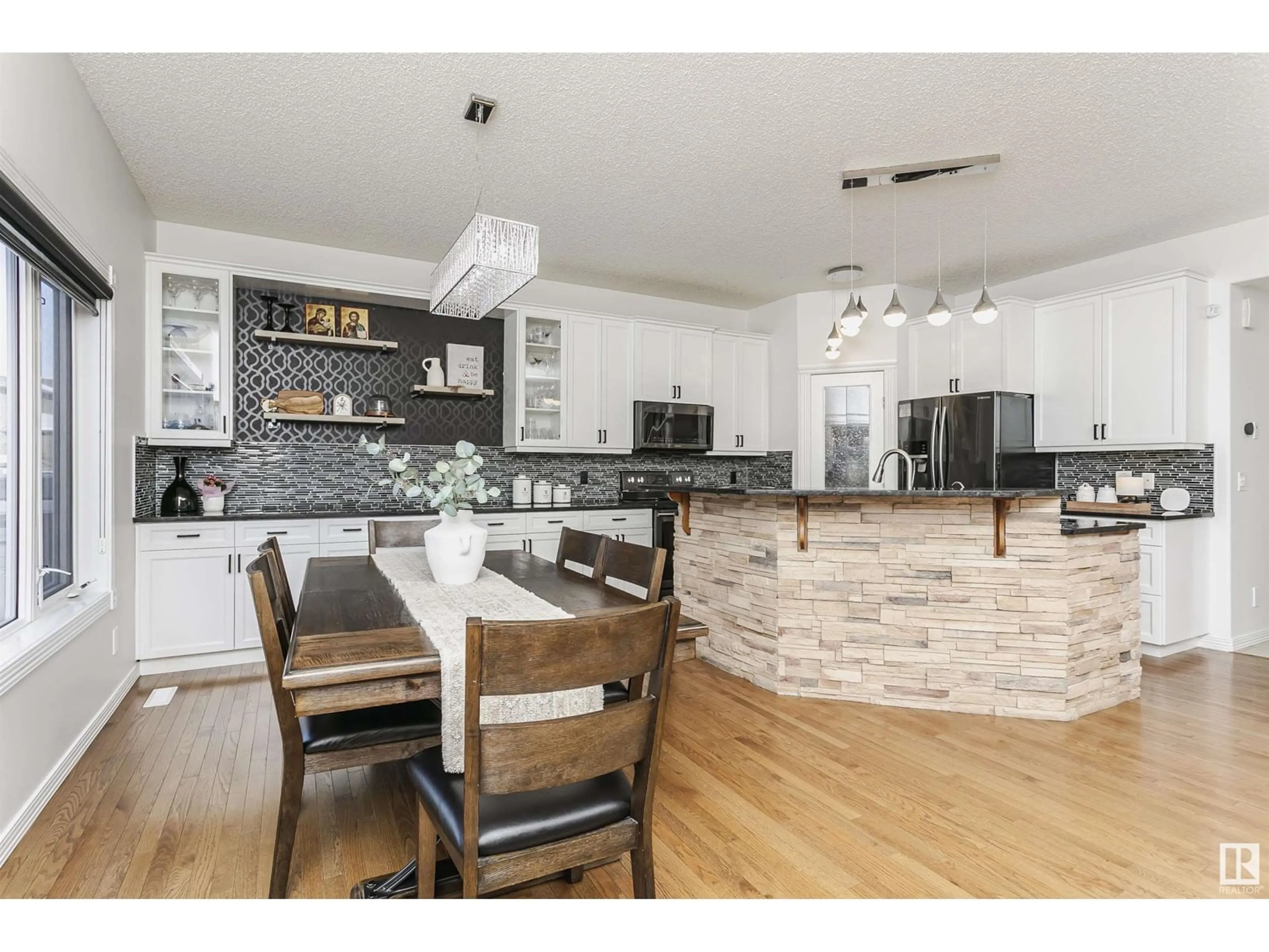 Open concept kitchen, unknown for NW - 17828 109 ST, Edmonton Alberta T5X6K5